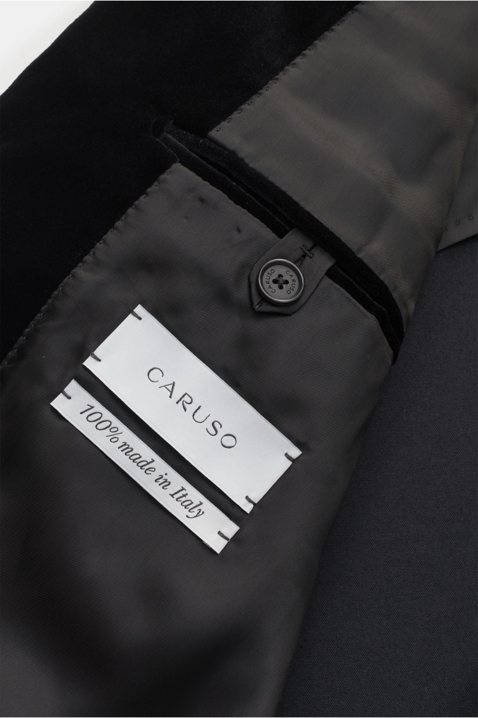 Caruso Velvet suit 'Aida' - black