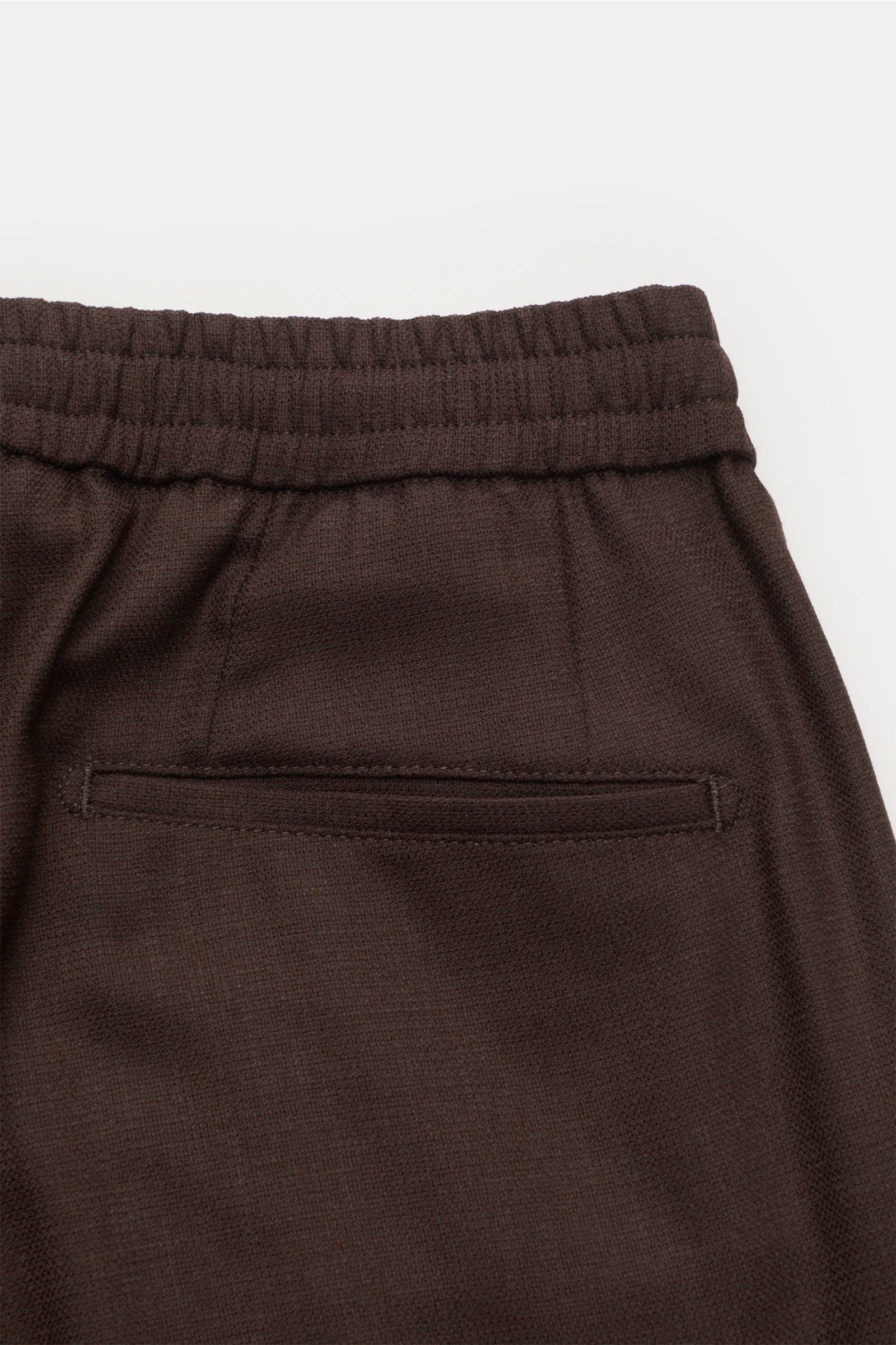 Marco Pescarolo Wool jogger pants 'Chiaia' - dark brown