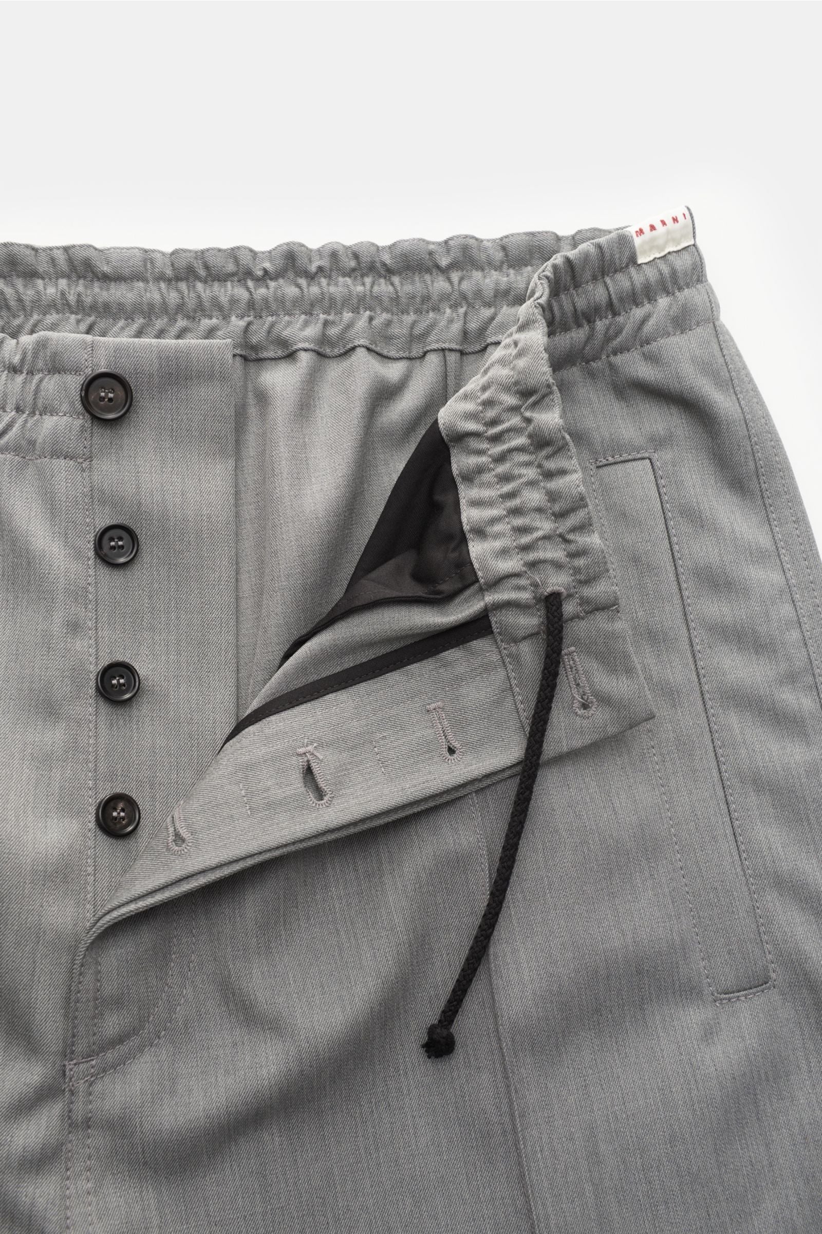 Marni Wool jogger pants - grey