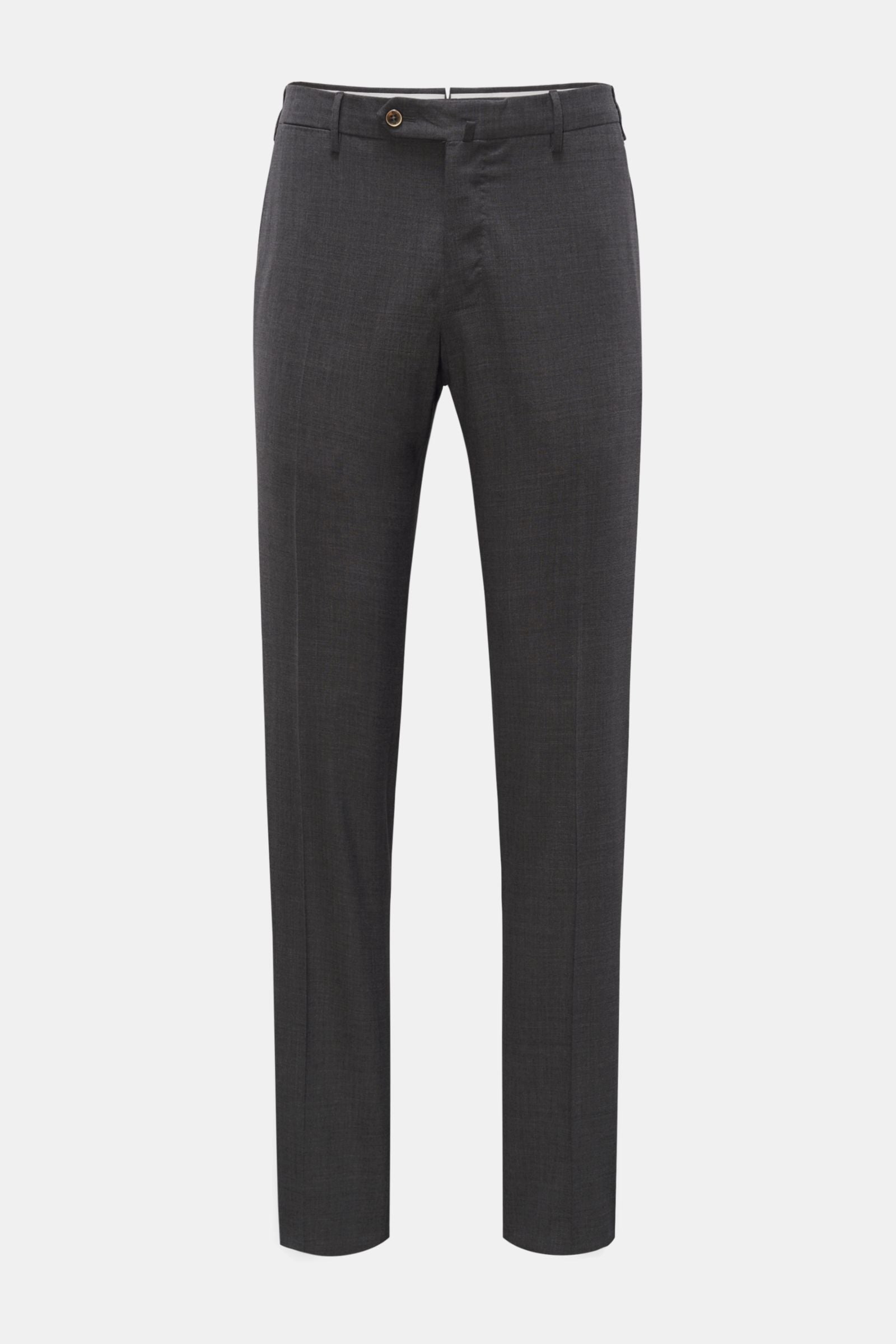 PT Torino Wool trousers 'Slim Fit' - Dark grey