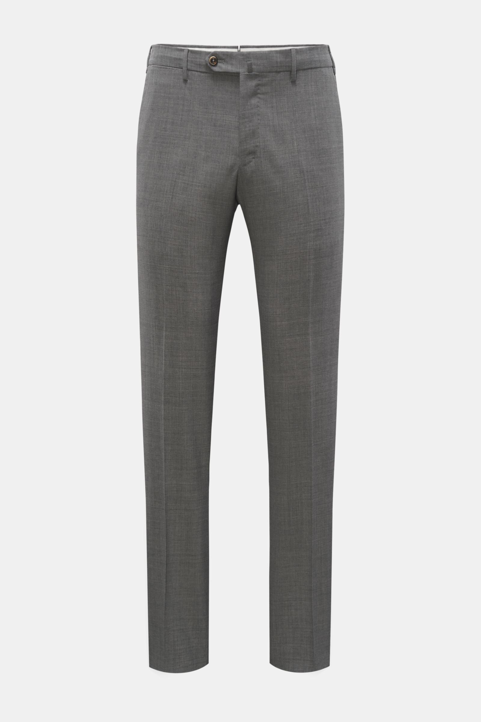 PT Torino Wool trousers 'Slim Fit' - Grey