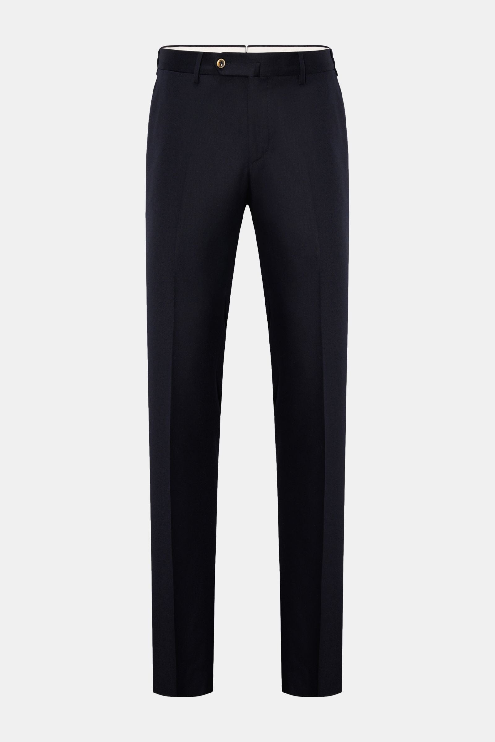PT Torino Wool trousers 'Slim Fit' - Dark navy