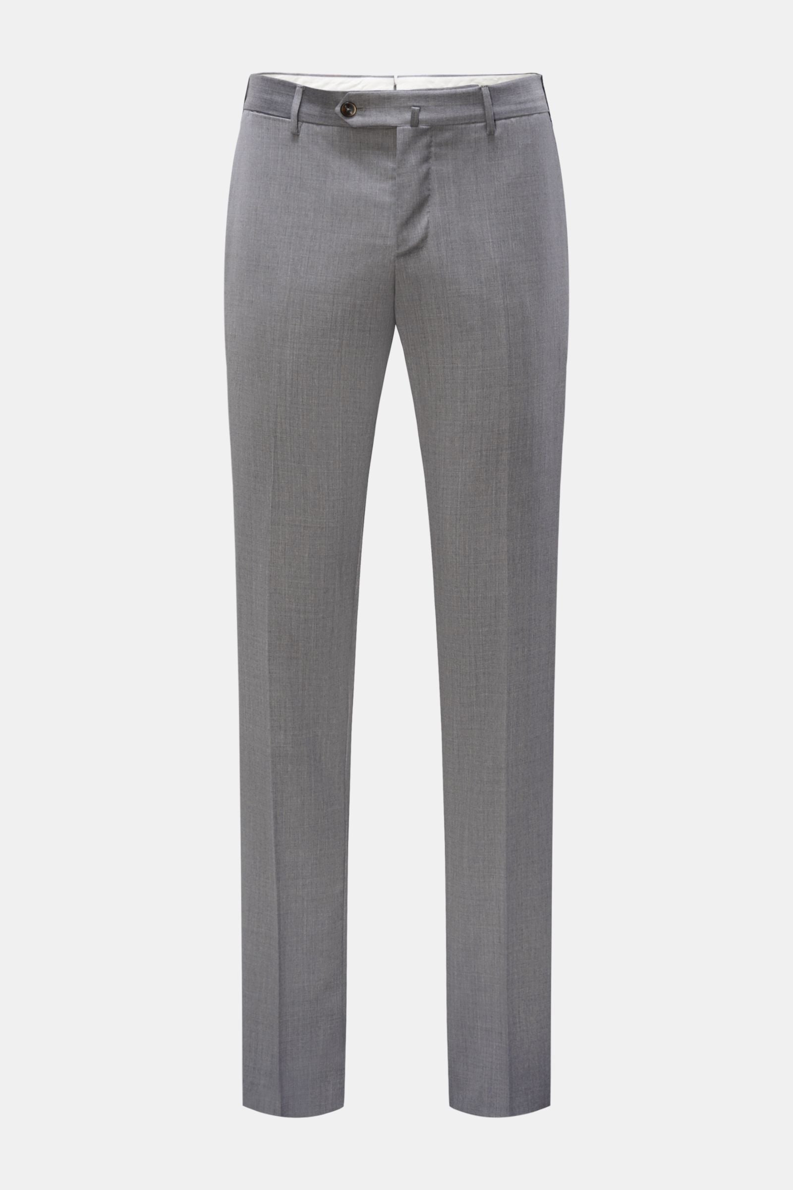 PT Torino Wool trousers 'Slim Fit' - Light grey