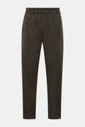A.P.C. Jogger pants 'Pieter' dark - dark olive