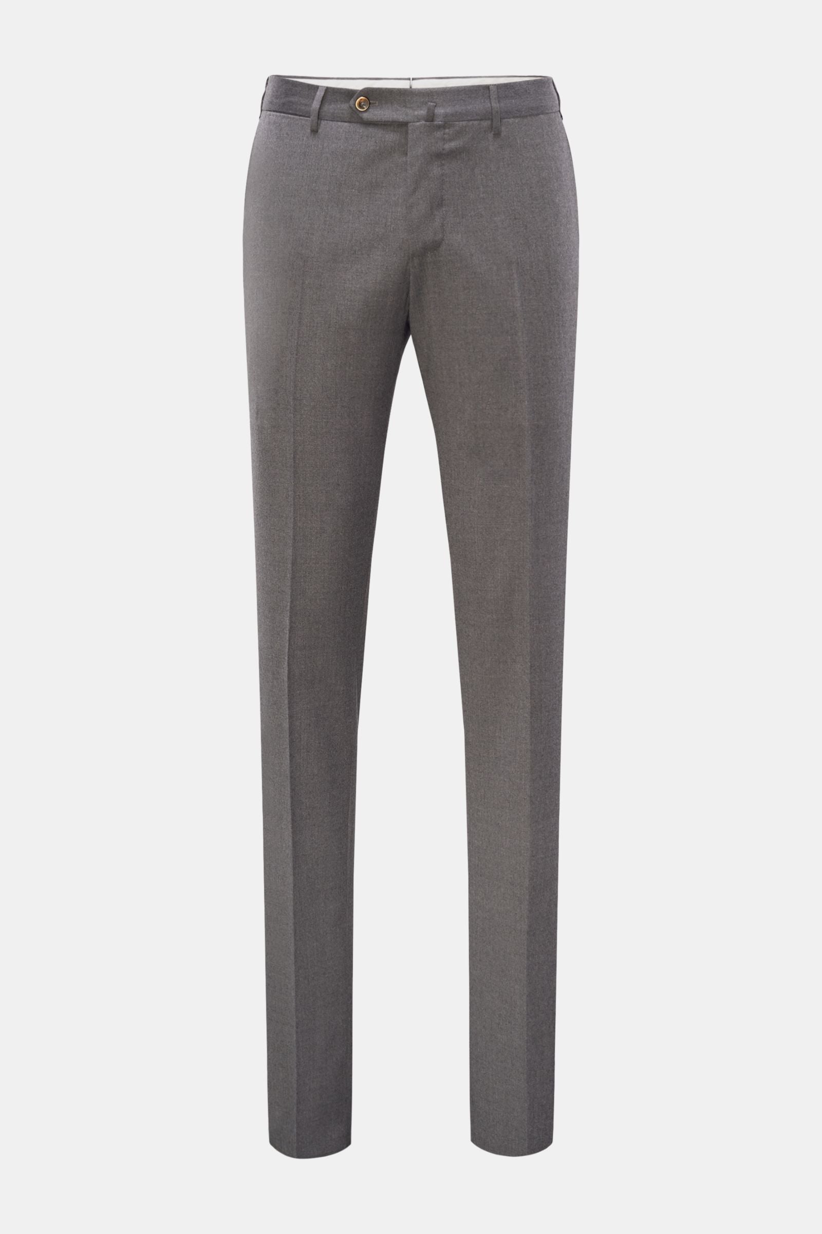 PT Torino Wool trousers 'Slim Fit' - dark grey mottled