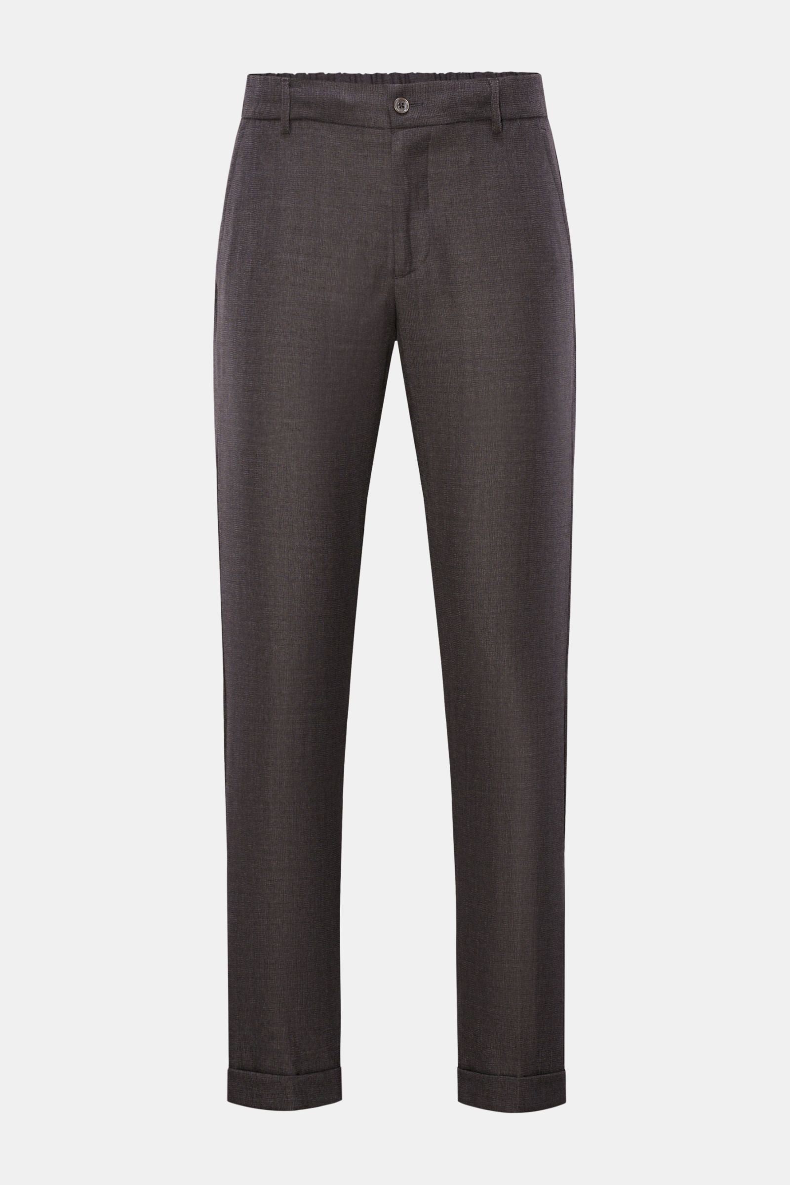 Marco Pescarolo Wool jogger pants 'Manu' - Dark grey