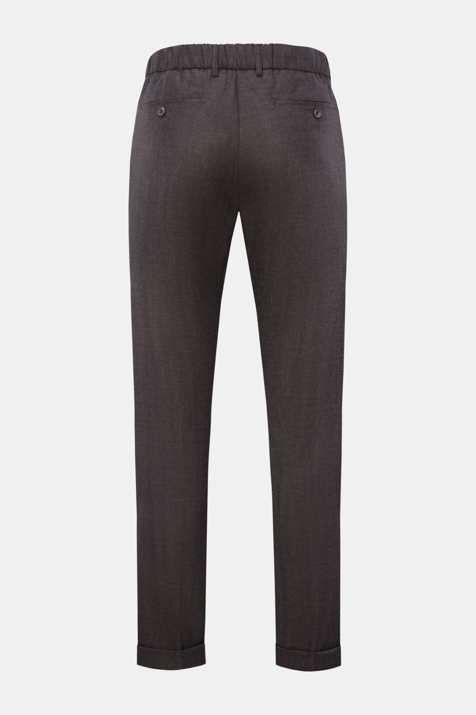 Marco Pescarolo Wool jogger pants 'Manu' - Dark grey