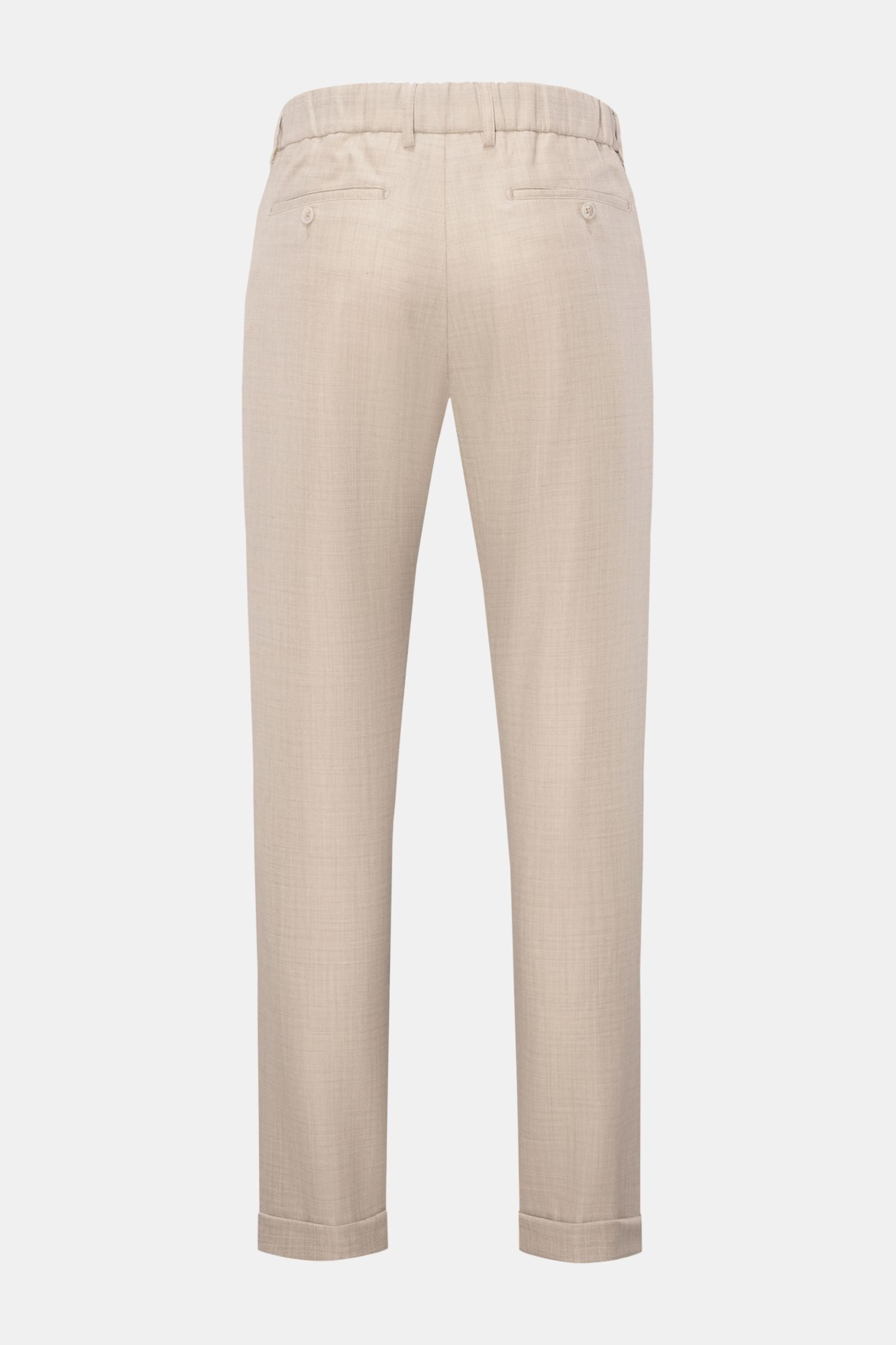 Marco Pescarolo Wool jogger pants 'Manu' - Sand