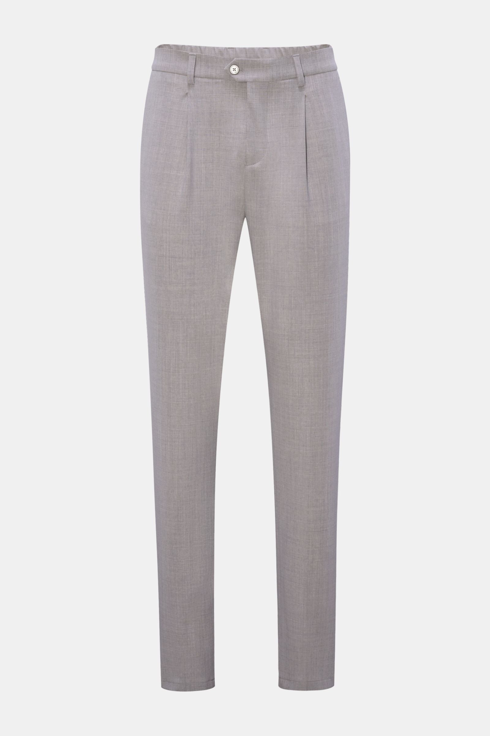 Marco Pescarolo Wool trousers 'Far' - grey mottled