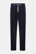 Marco Pescarolo Wool jogger pants 'Varenne' - navy