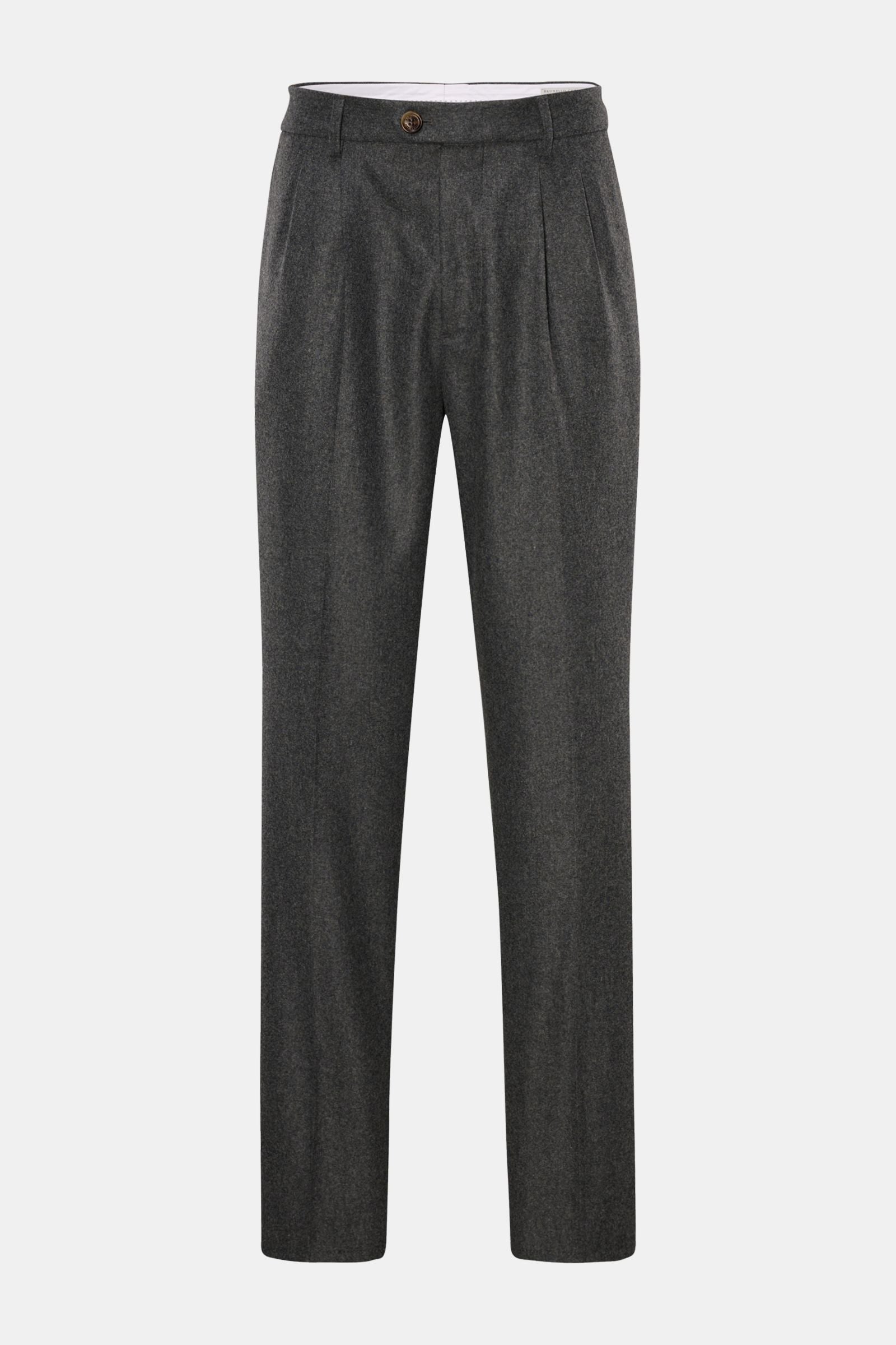 Brunello Cucinelli Wool trousers - Dark grey
