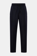 Harris Wharf London  Merino jogger pants - navy