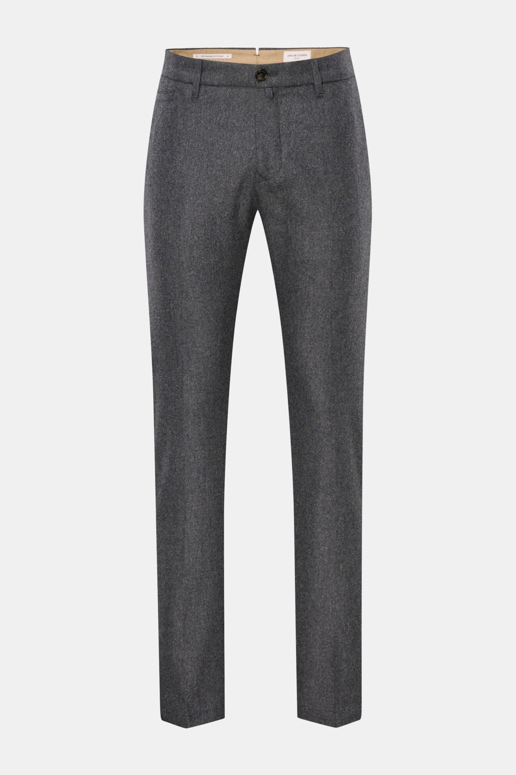 Jacob Cohen Wool trousers 'Bobby' - dark grey mottled