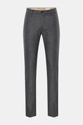 Jacob Cohen Wool trousers 'Bobby' - dark grey mottled