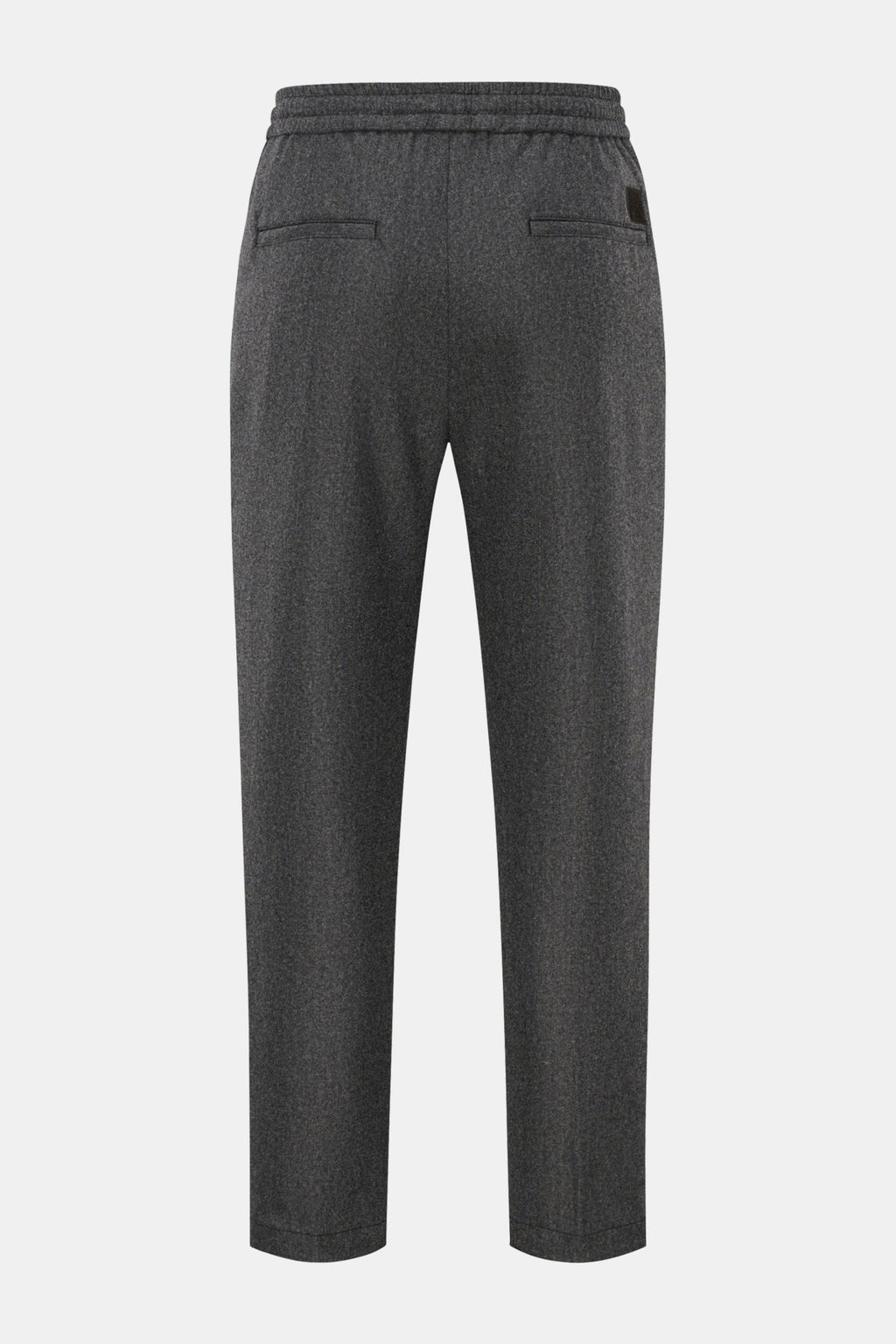 Jacob Cohen Wool jogger pants 'Daniel' - dark grey mottled