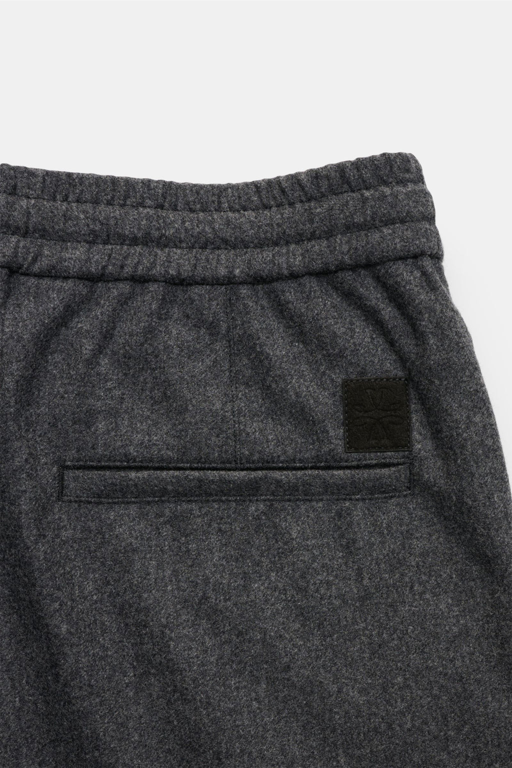 Jacob Cohen Wool jogger pants 'Daniel' - dark grey mottled