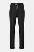 Marco Pescarolo Wool jogger pants 'Caracciolo' - Anthracite