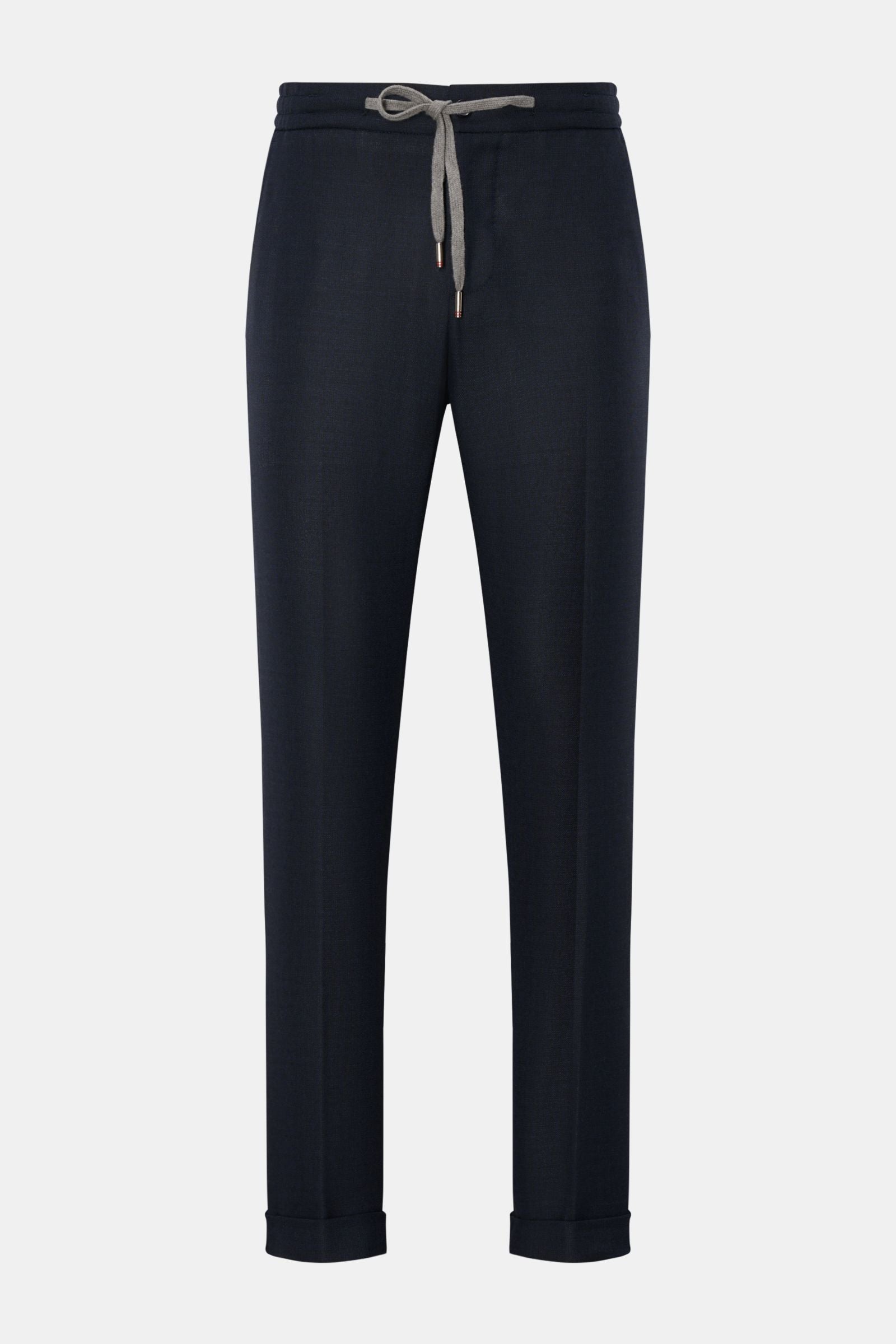 Marco Pescarolo Wool jogger pants 'Caracciolo' - Navy