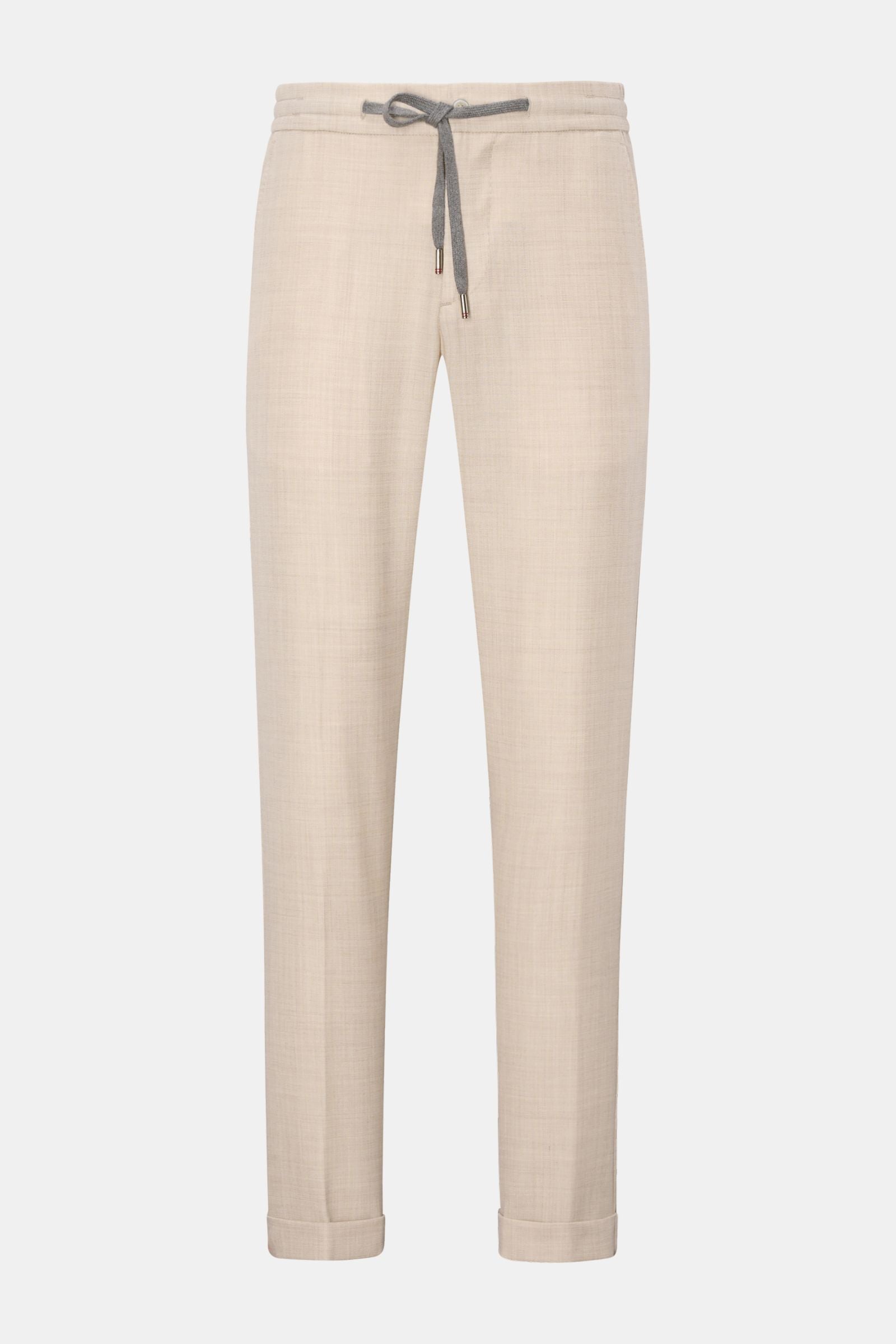 Marco Pescarolo Wool jogger pants 'Caracciolo' - Beige