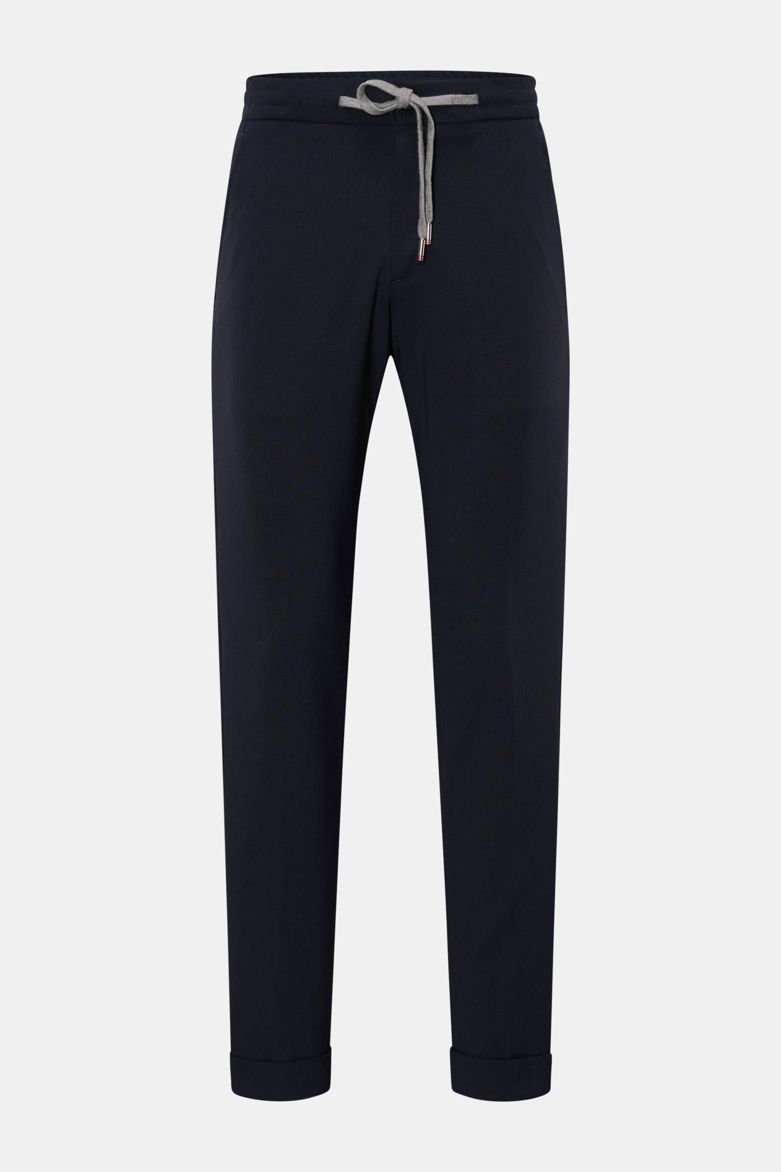Marco Pescarolo Wool jogger pants 'Caracciolo' - Navy 2