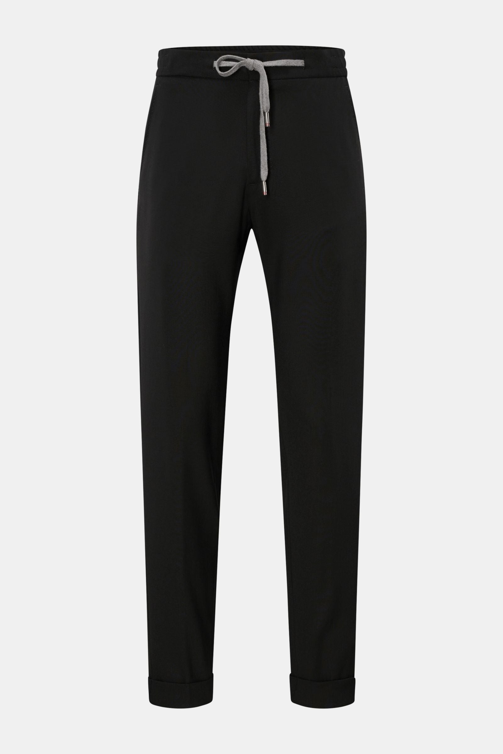 Marco Pescarolo Wool jogger pants 'Caracciolo' - Black 2
