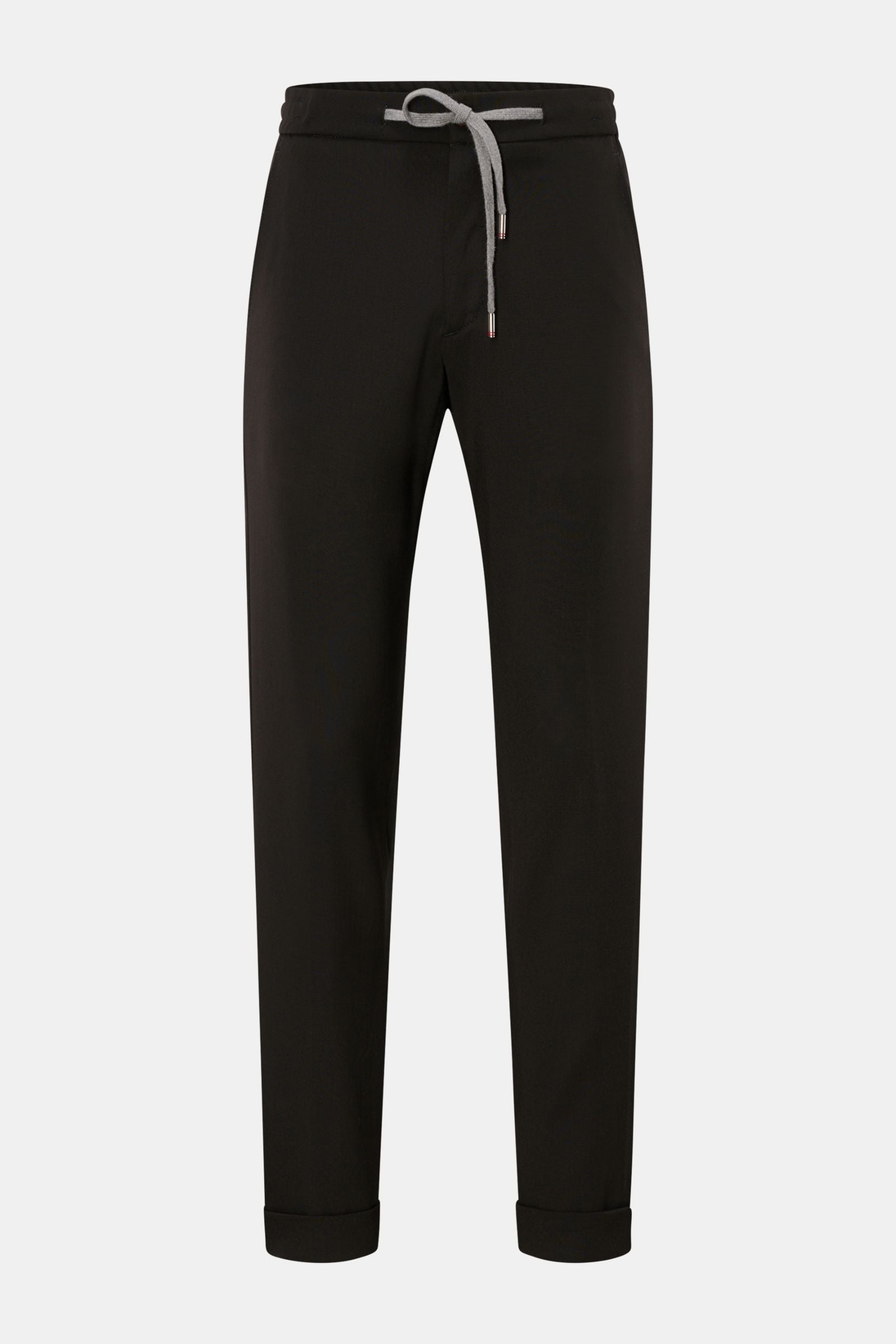 Marco Pescarolo Wool jogger pants 'Caracciolo' - Dark brown
