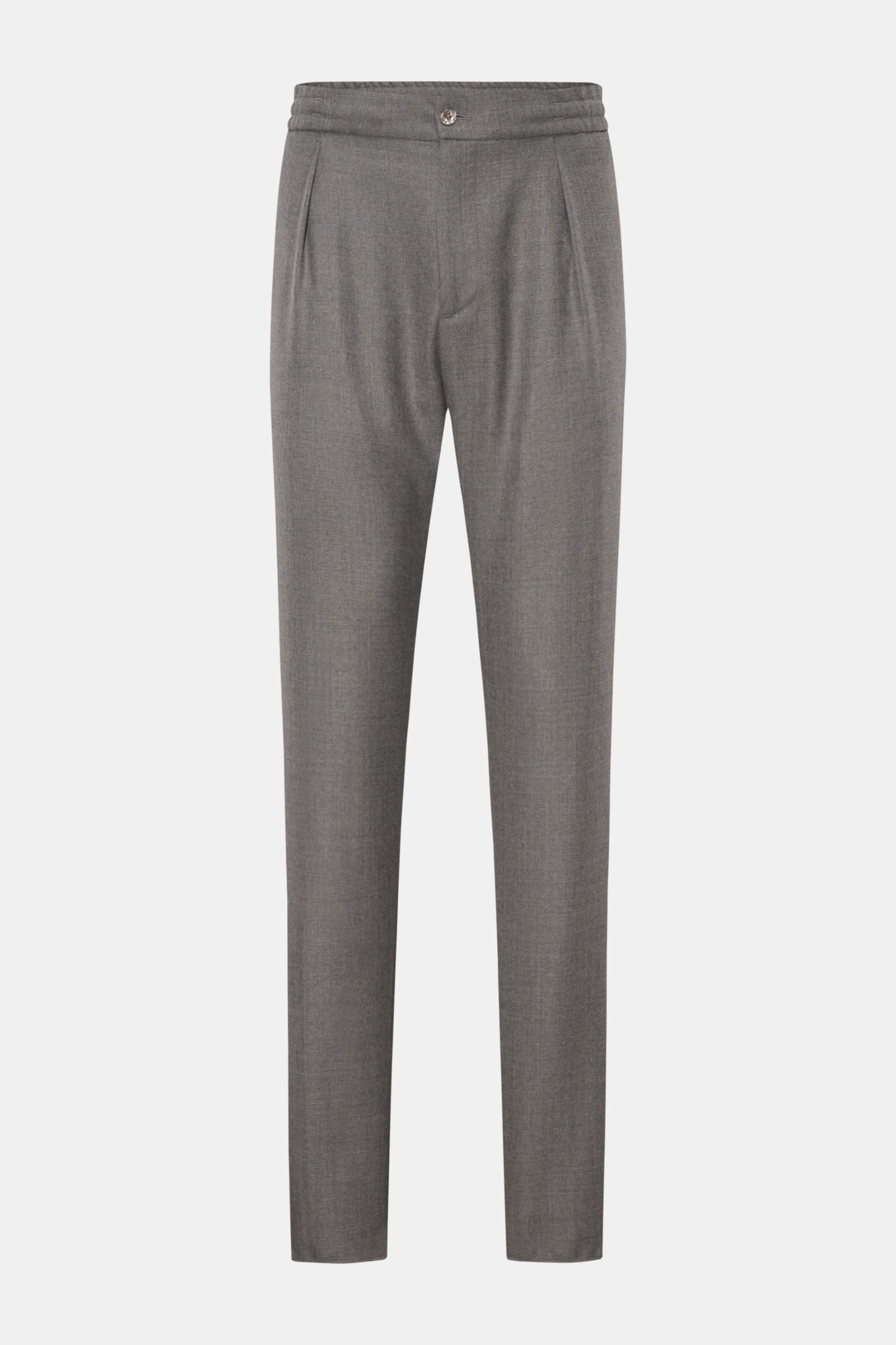 Marco Pescarolo Wool jogger pants 'Chiaia' - Dark grey