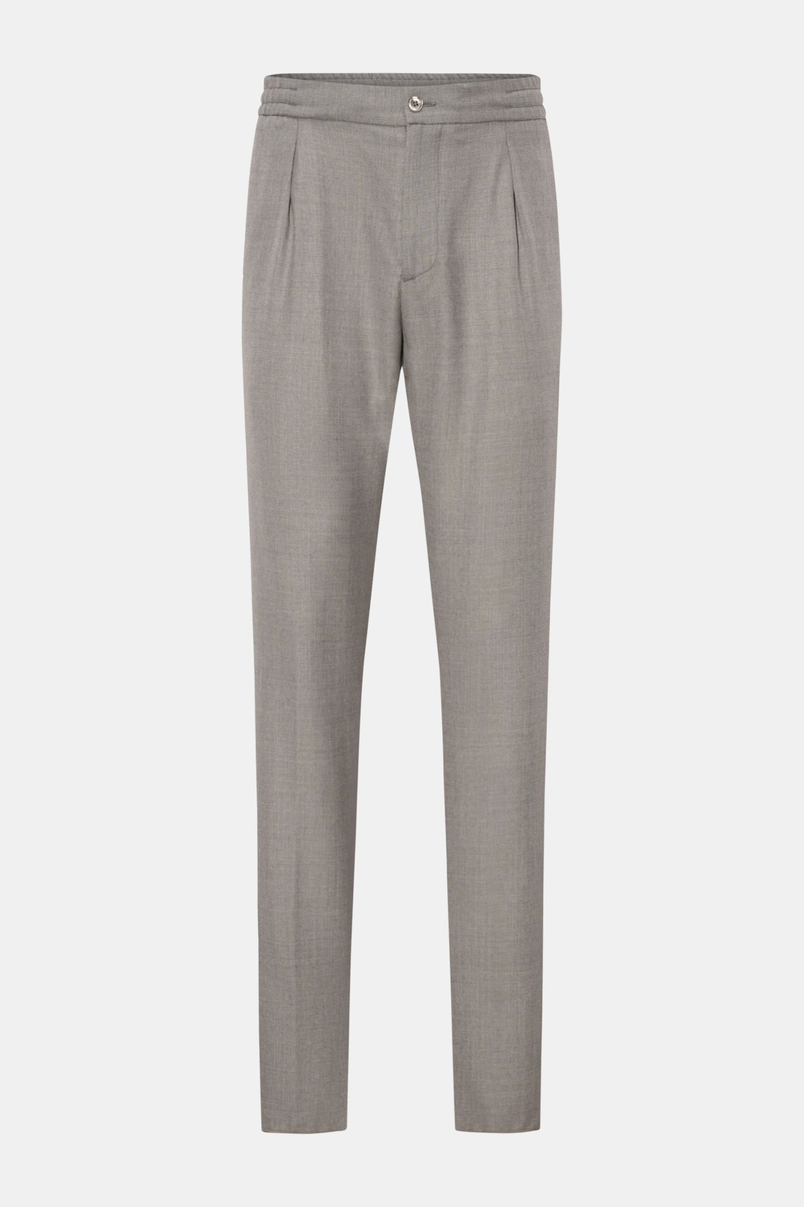 Marco Pescarolo Wool jogger pants 'Chiaia' - Grey