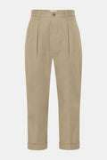 Ami Paris Chinos 'Carrot Oversized' - sand