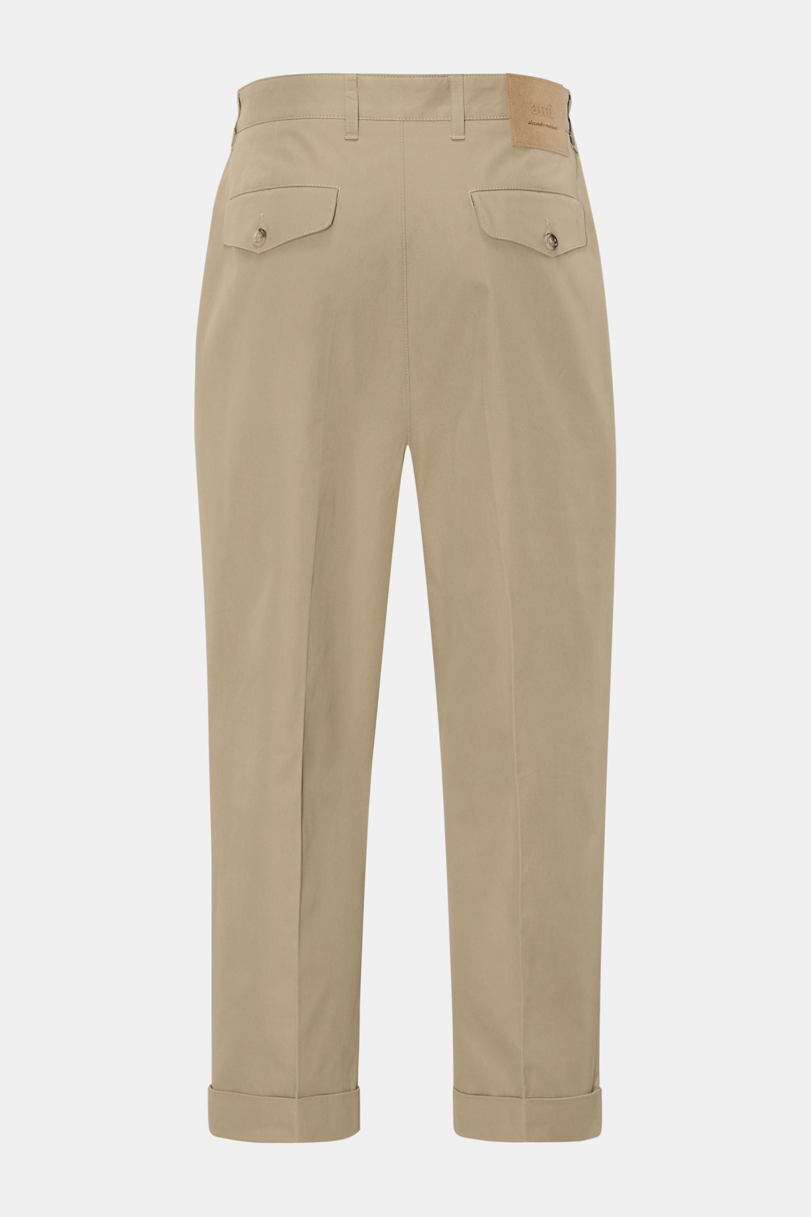 Ami Paris Chinos 'Carrot Oversized' - sand