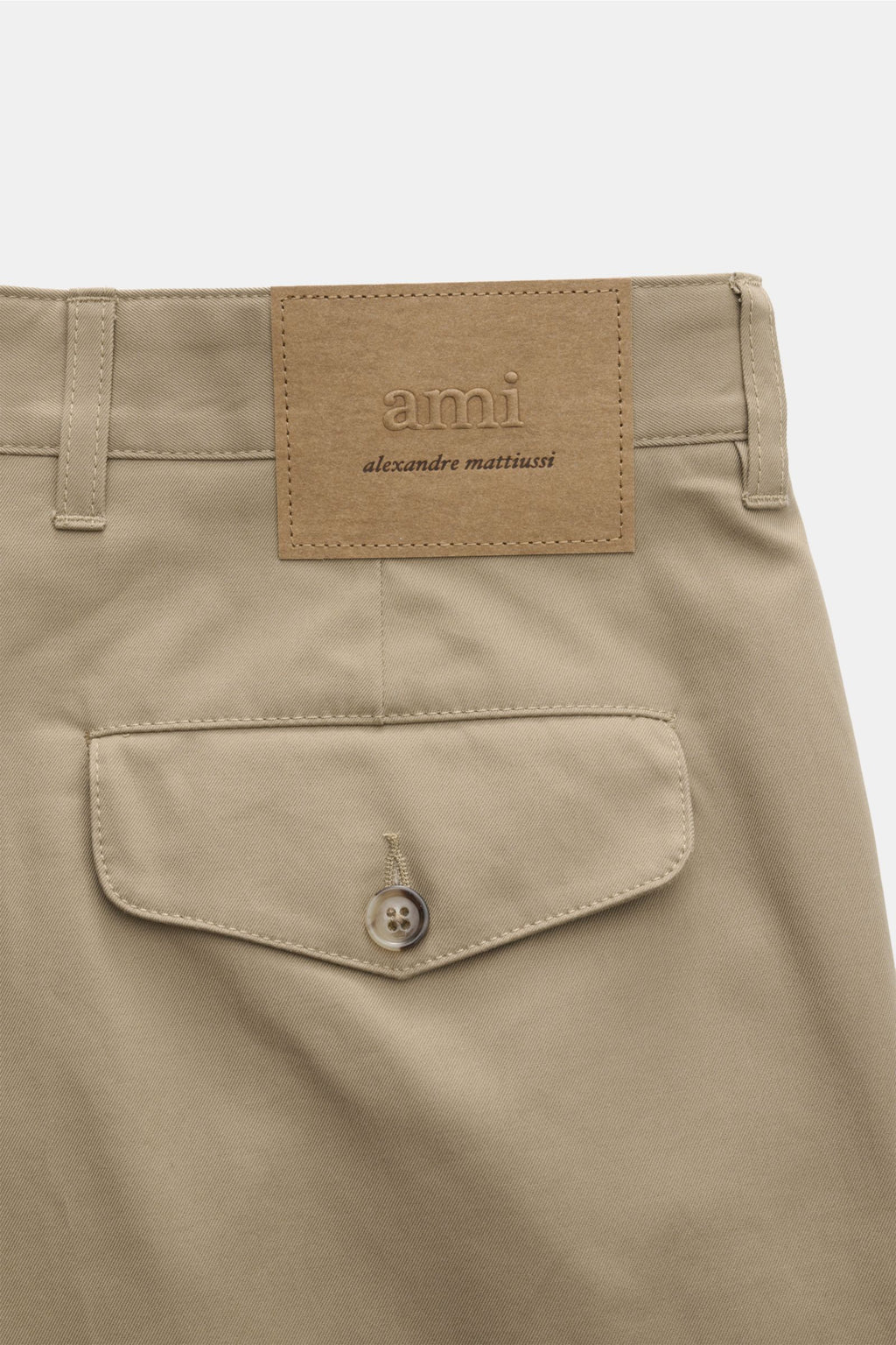 Ami Paris Chinos 'Carrot Oversized' - sand