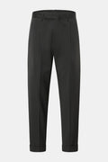 Santaniello Wool trousers 'Arsenio' - dark grey