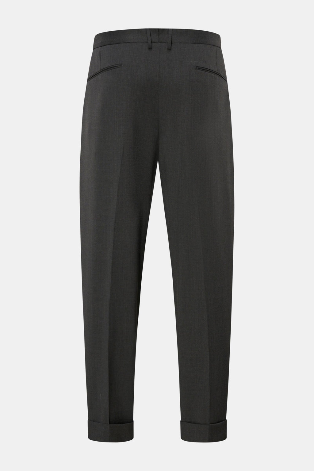 Santaniello Wool trousers 'Arsenio' - dark grey