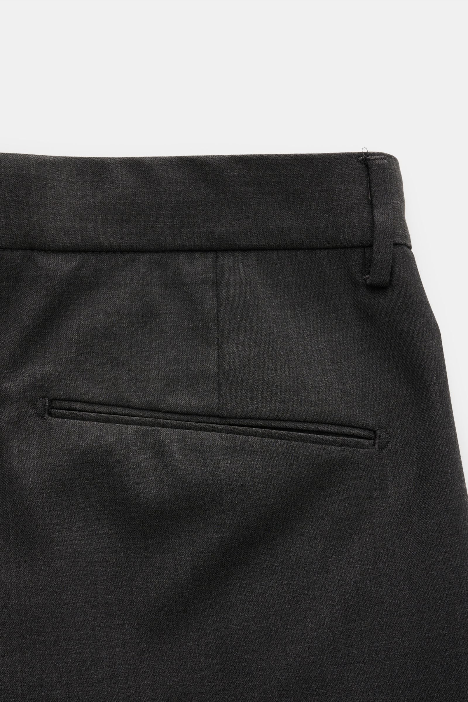 Santaniello Wool trousers 'Arsenio' - dark grey
