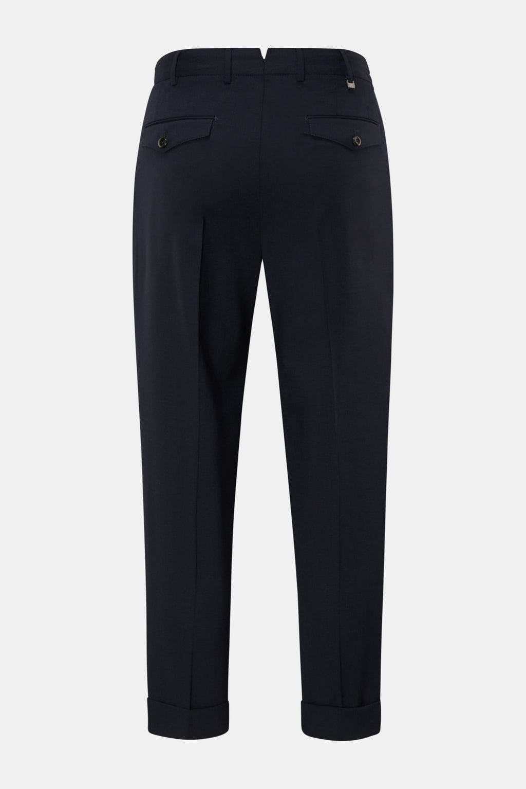 PT Torino Wool trousers 'Carrot Fit' - Navy