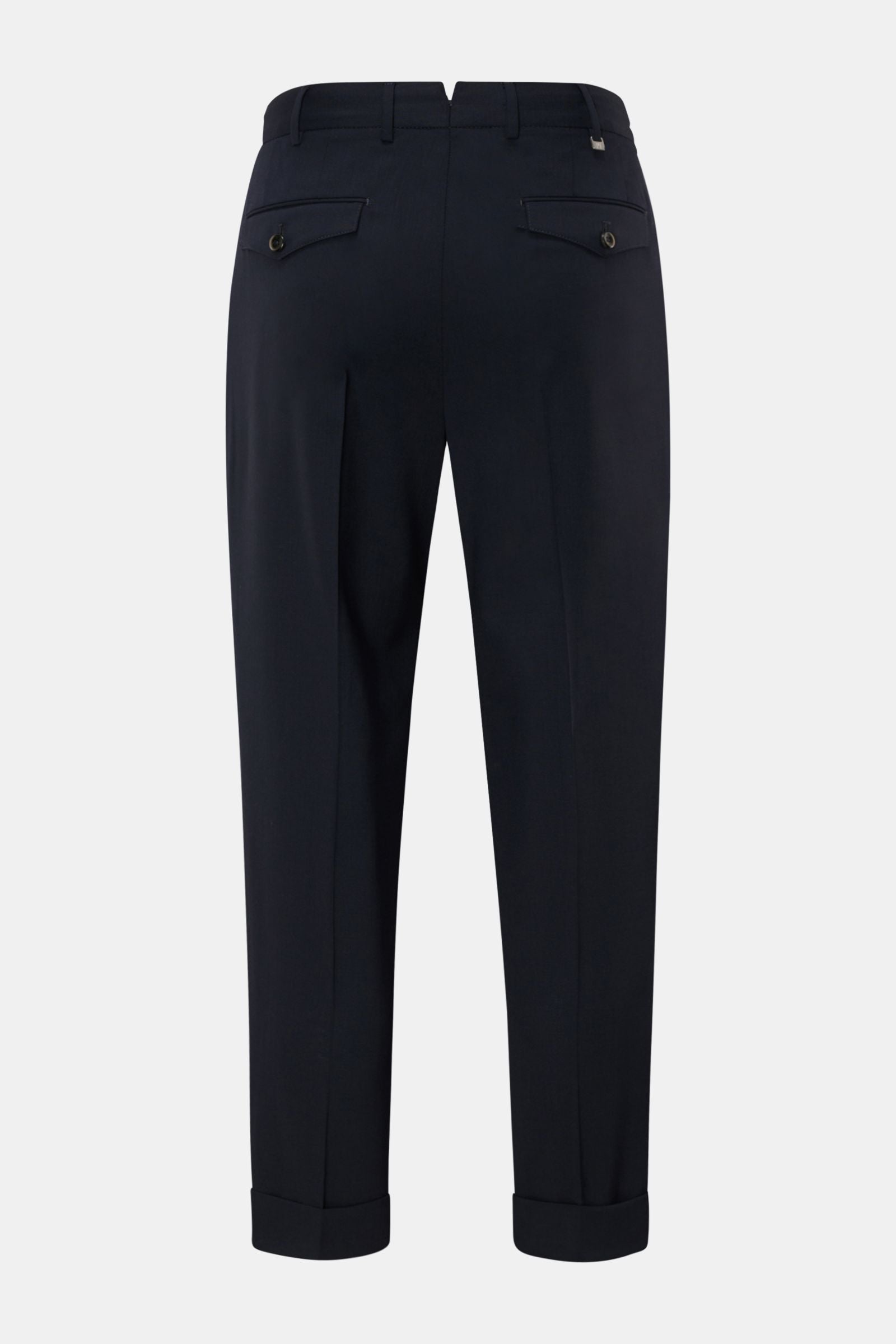 PT Torino Wool trousers 'Carrot Fit' - Navy