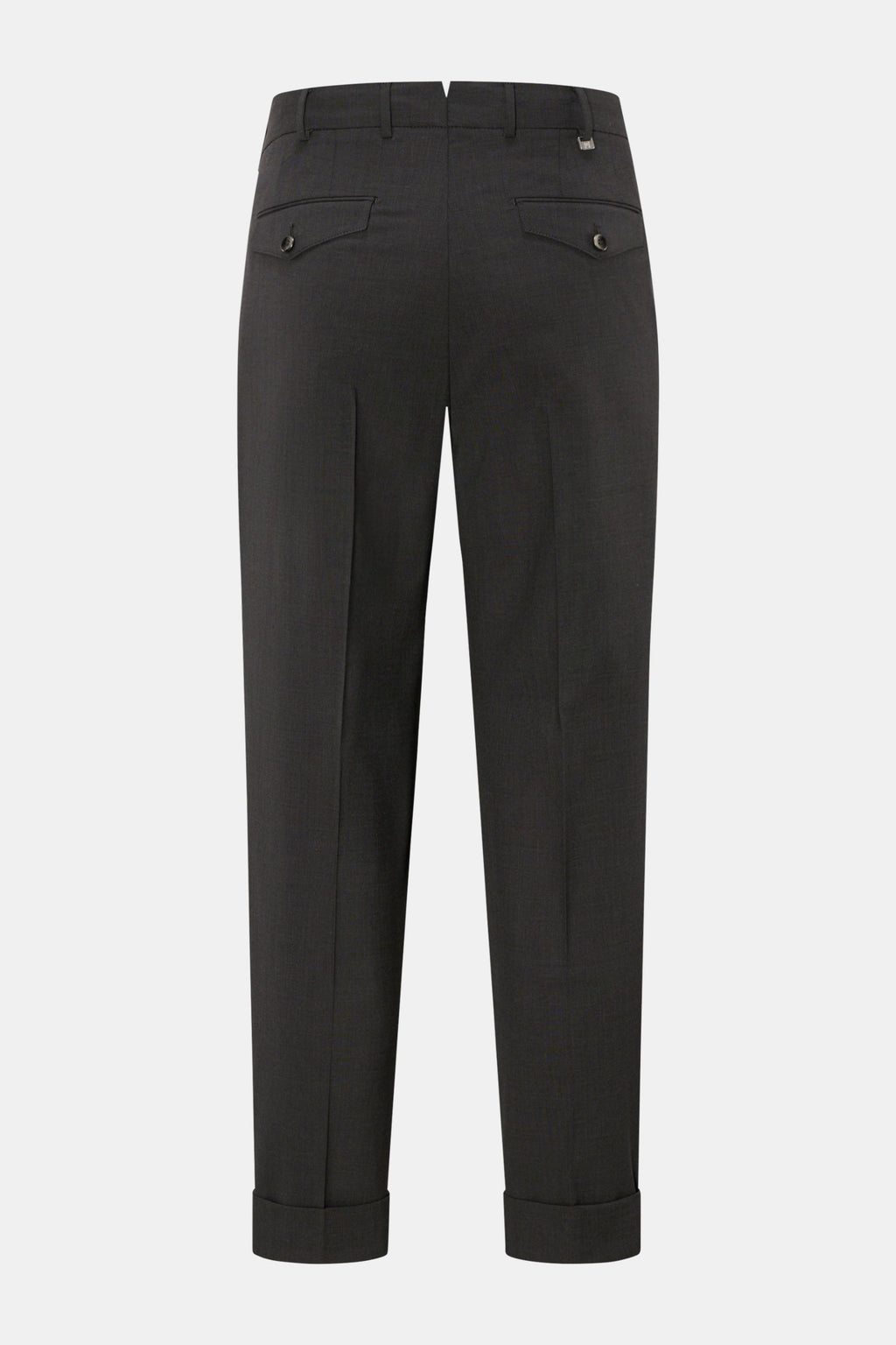 PT Torino Wool trousers 'Carrot Fit' - Anthracite