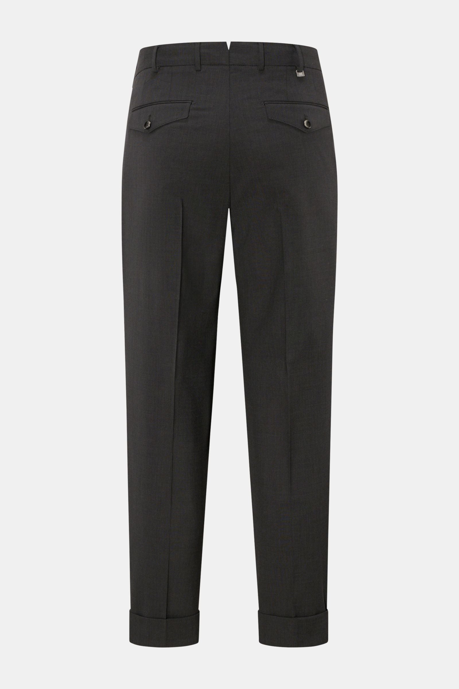 PT Torino Wool trousers 'Carrot Fit' - Anthracite