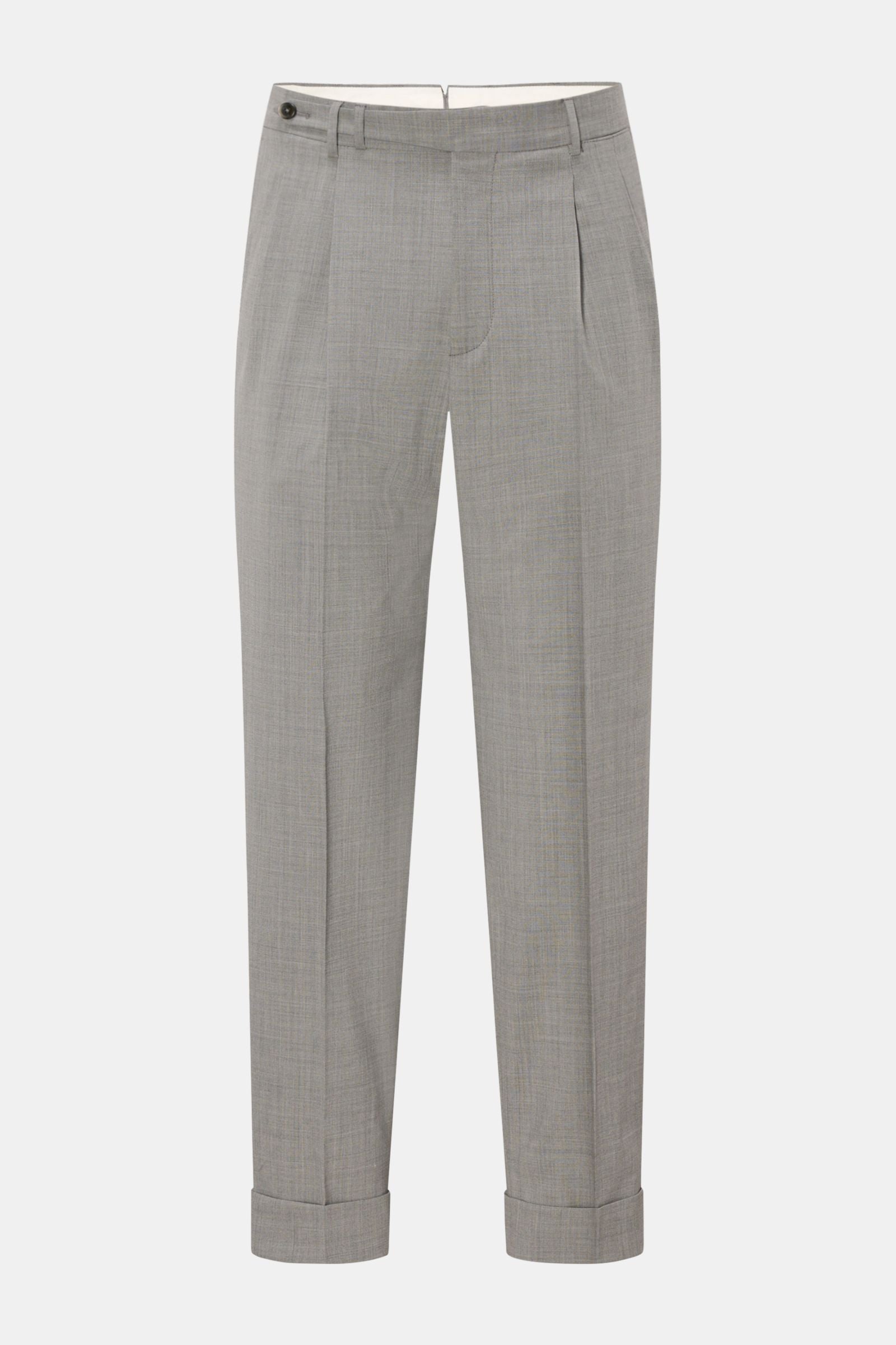PT Torino Wool trousers 'Carrot Fit' - Grey