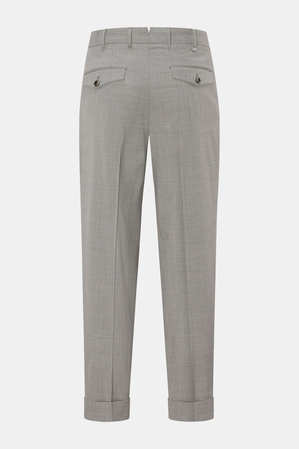 PT Torino Wool trousers 'Carrot Fit' - Grey