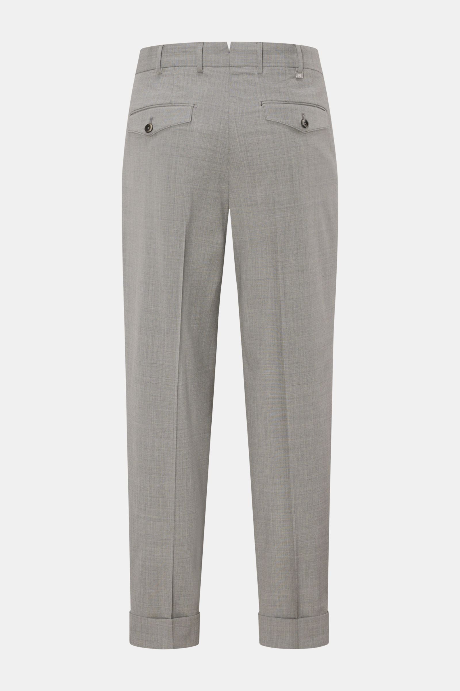 PT Torino Wool trousers 'Carrot Fit' - Grey