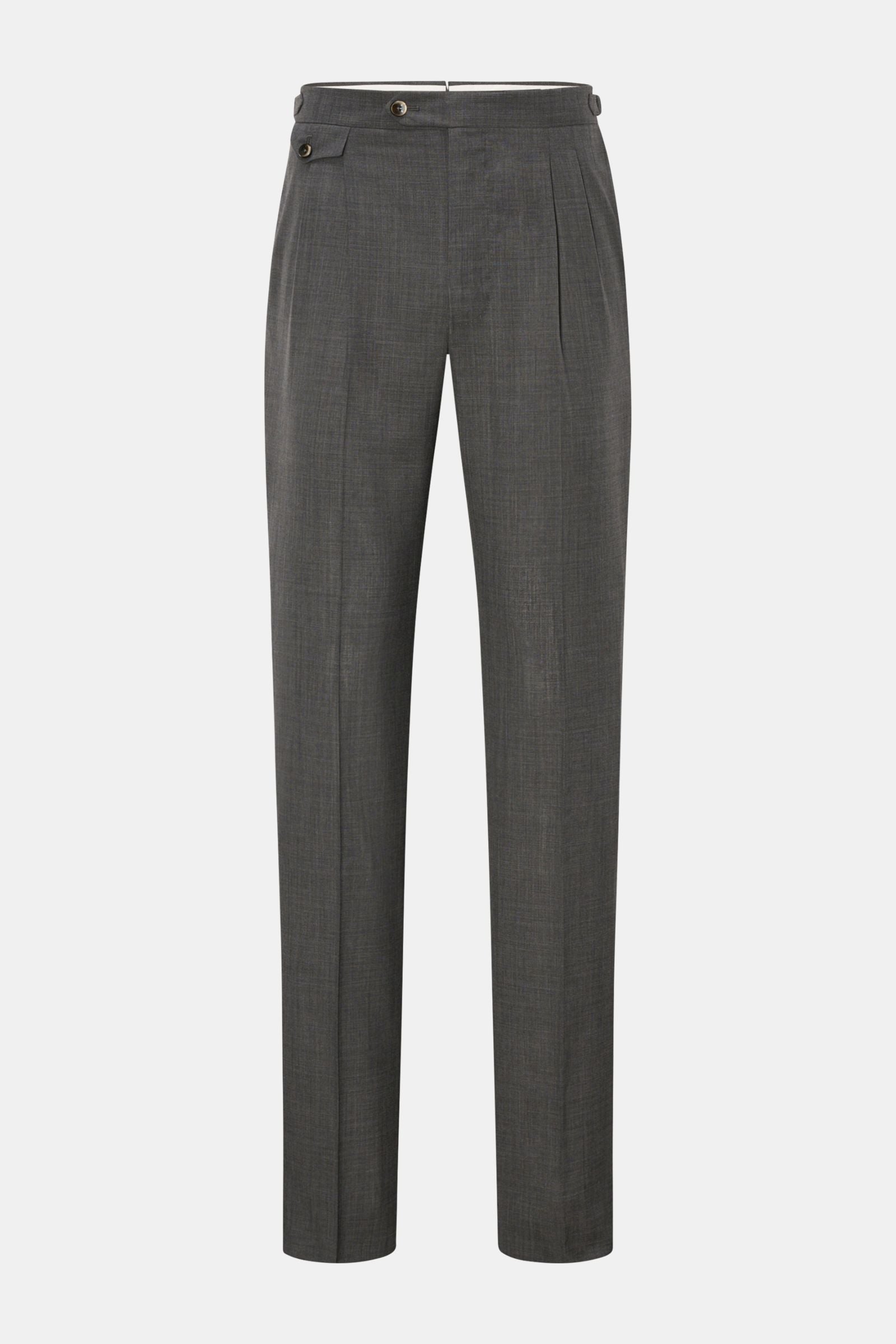 PT Torino Wool trousers 'Gentleman Fit' - Dark grey
