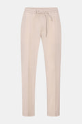 Briglia 1949 Wool jogger pants 'Wimbledon' - Sand