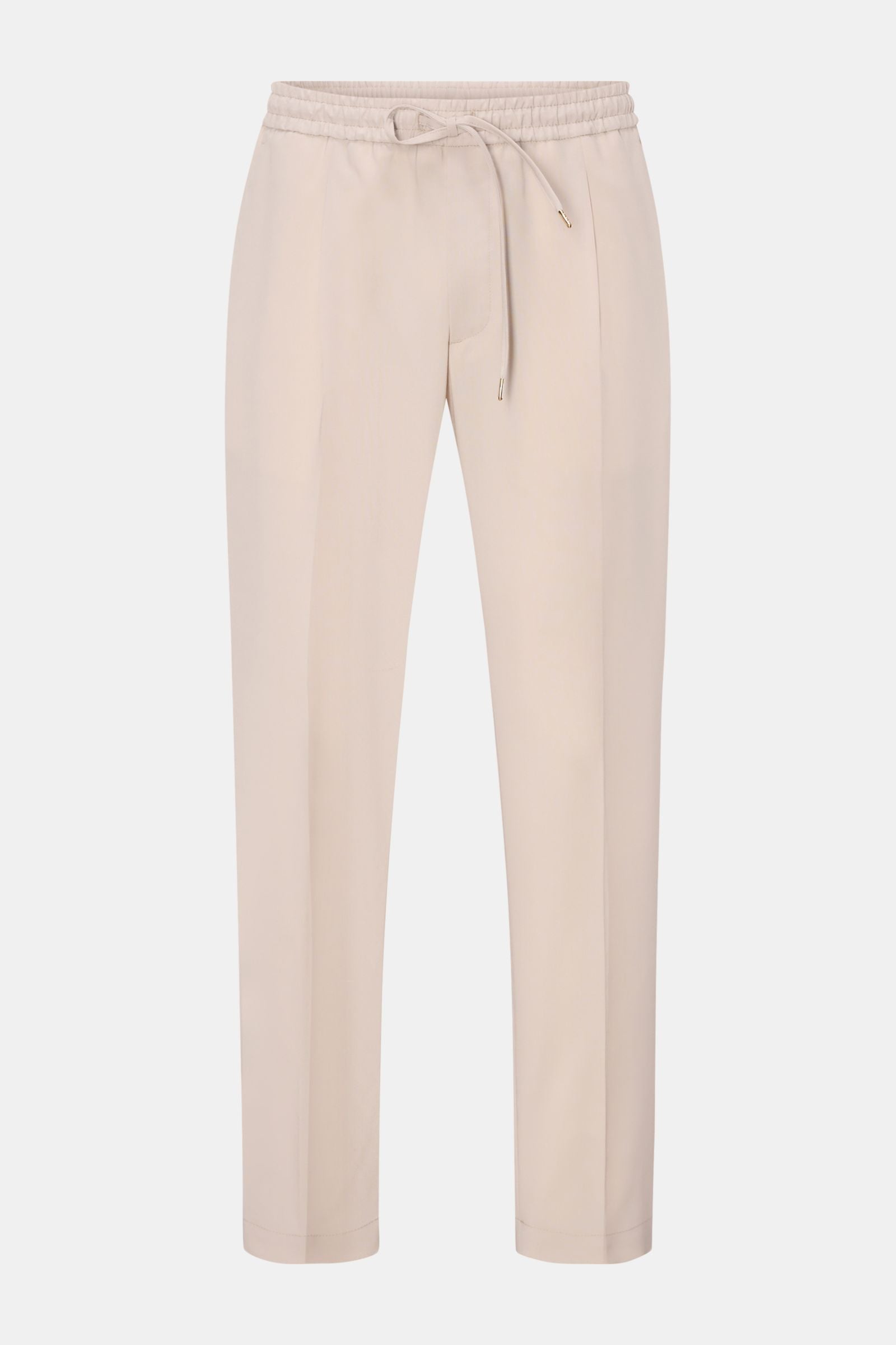 Briglia 1949 Wool jogger pants 'Wimbledon' - Sand