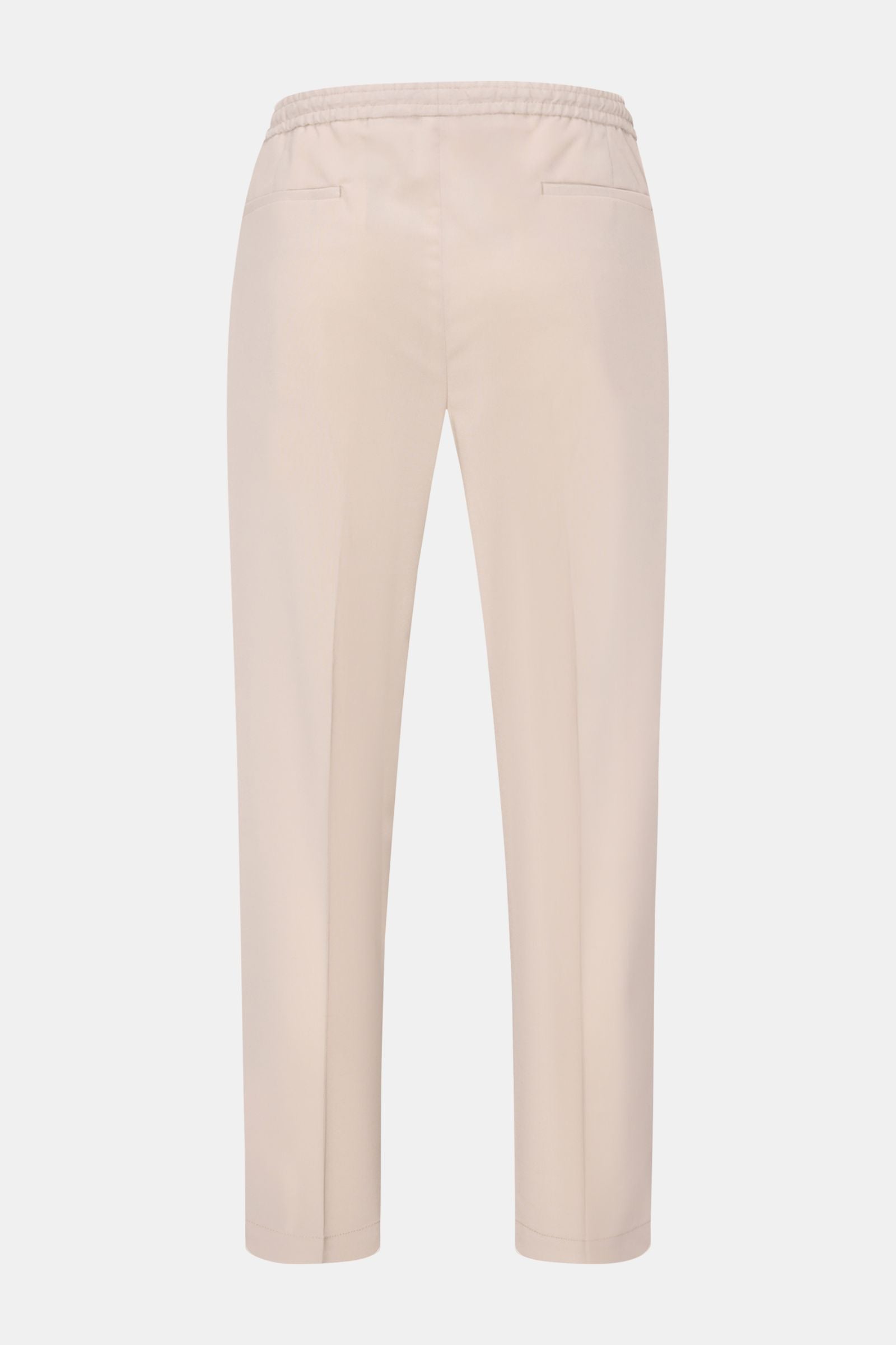 Briglia 1949 Wool jogger pants 'Wimbledon' - Sand