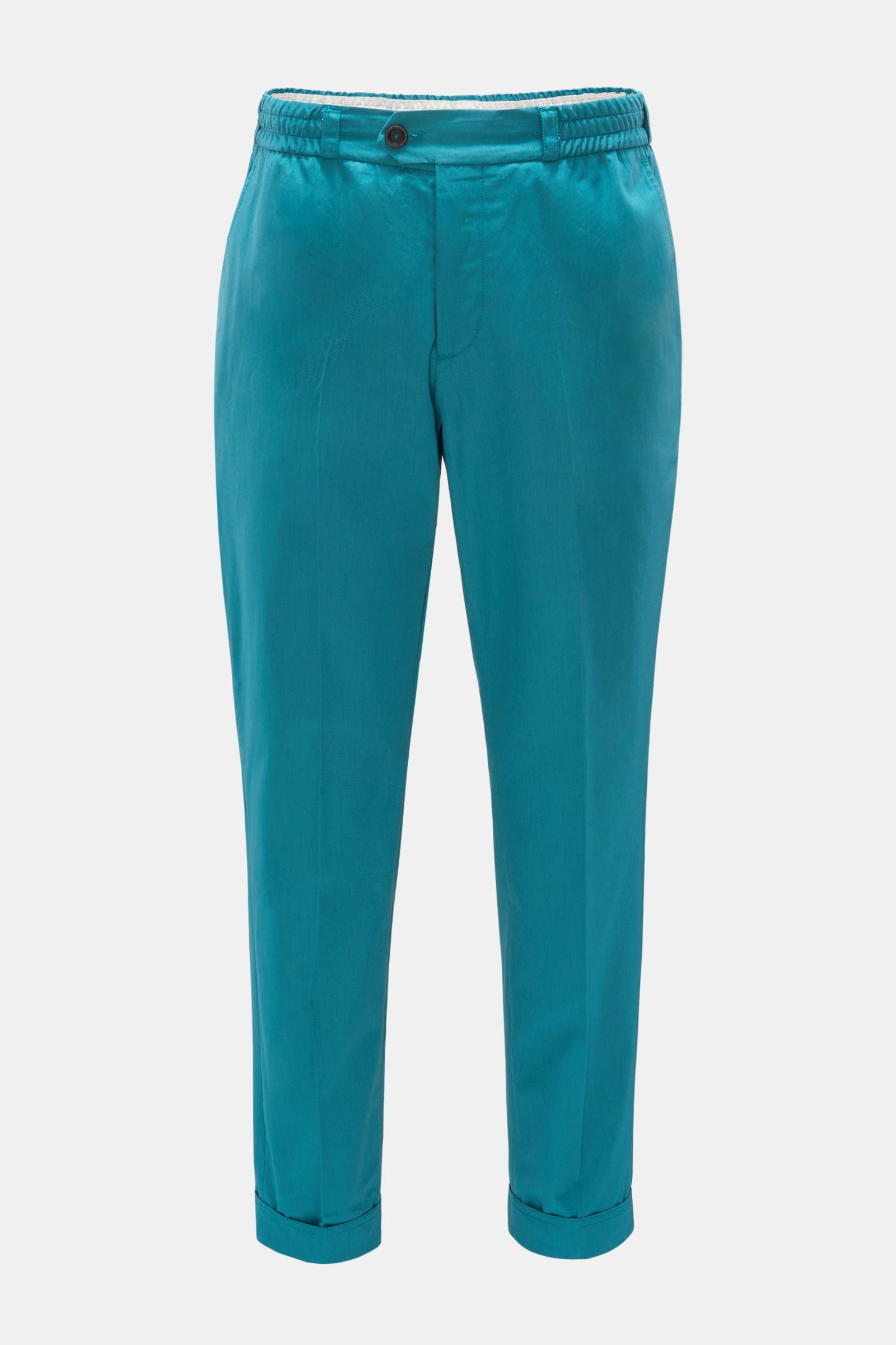 PT Torino Cotton trousers 'The Rebel' teal - teal
