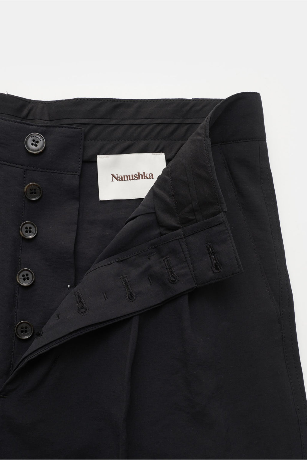 Nanushka Trousers 'Mats' - black