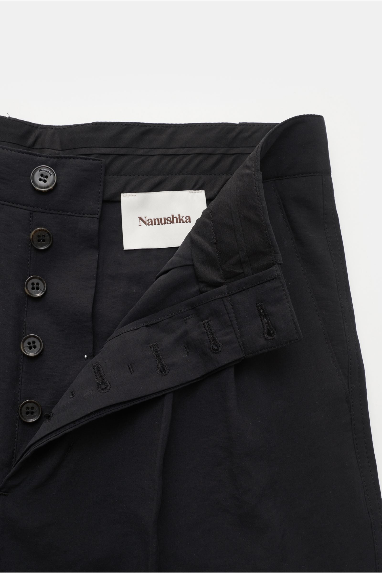 Nanushka Trousers 'Mats' - black