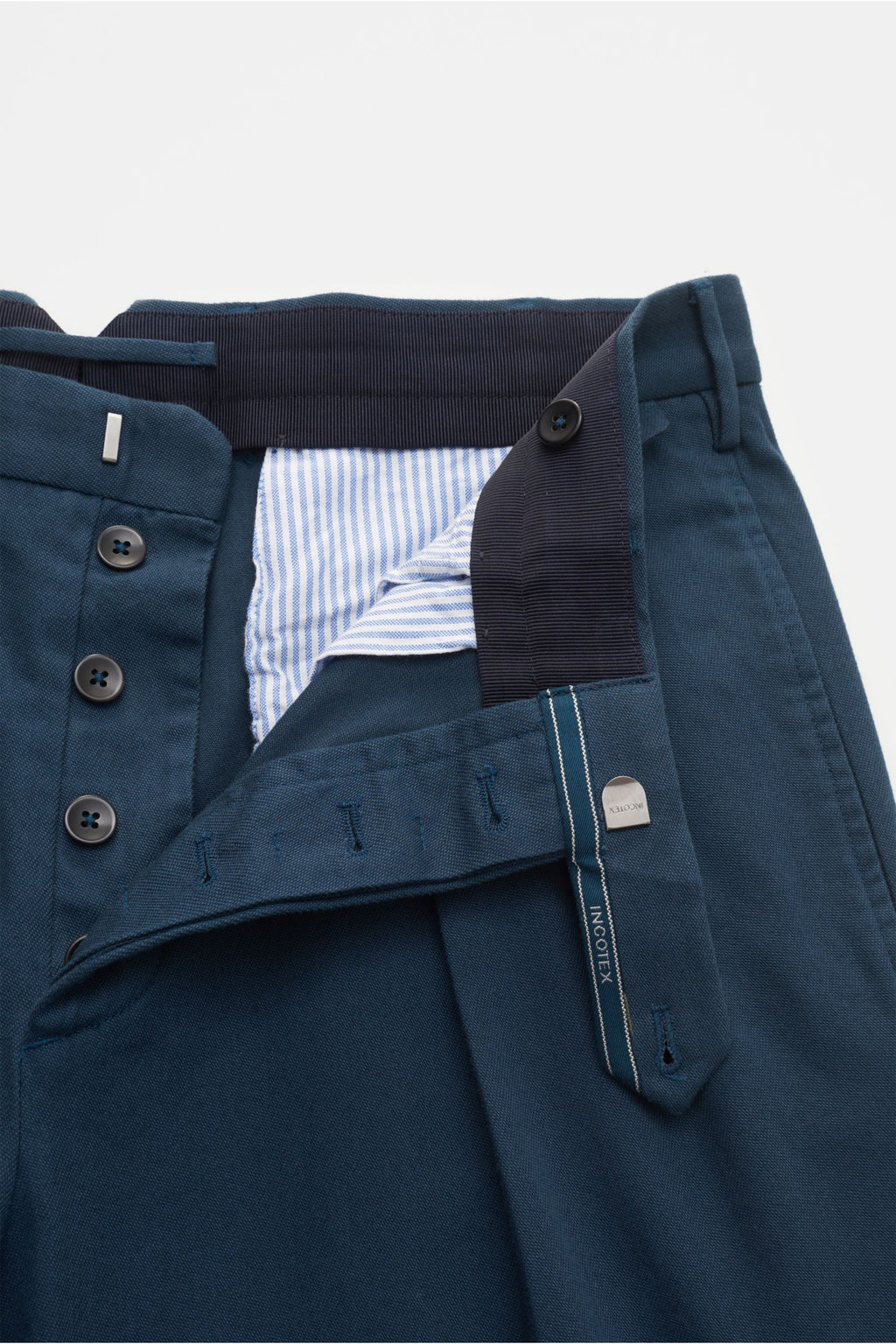 Incotex Cotton trousers - grey blue