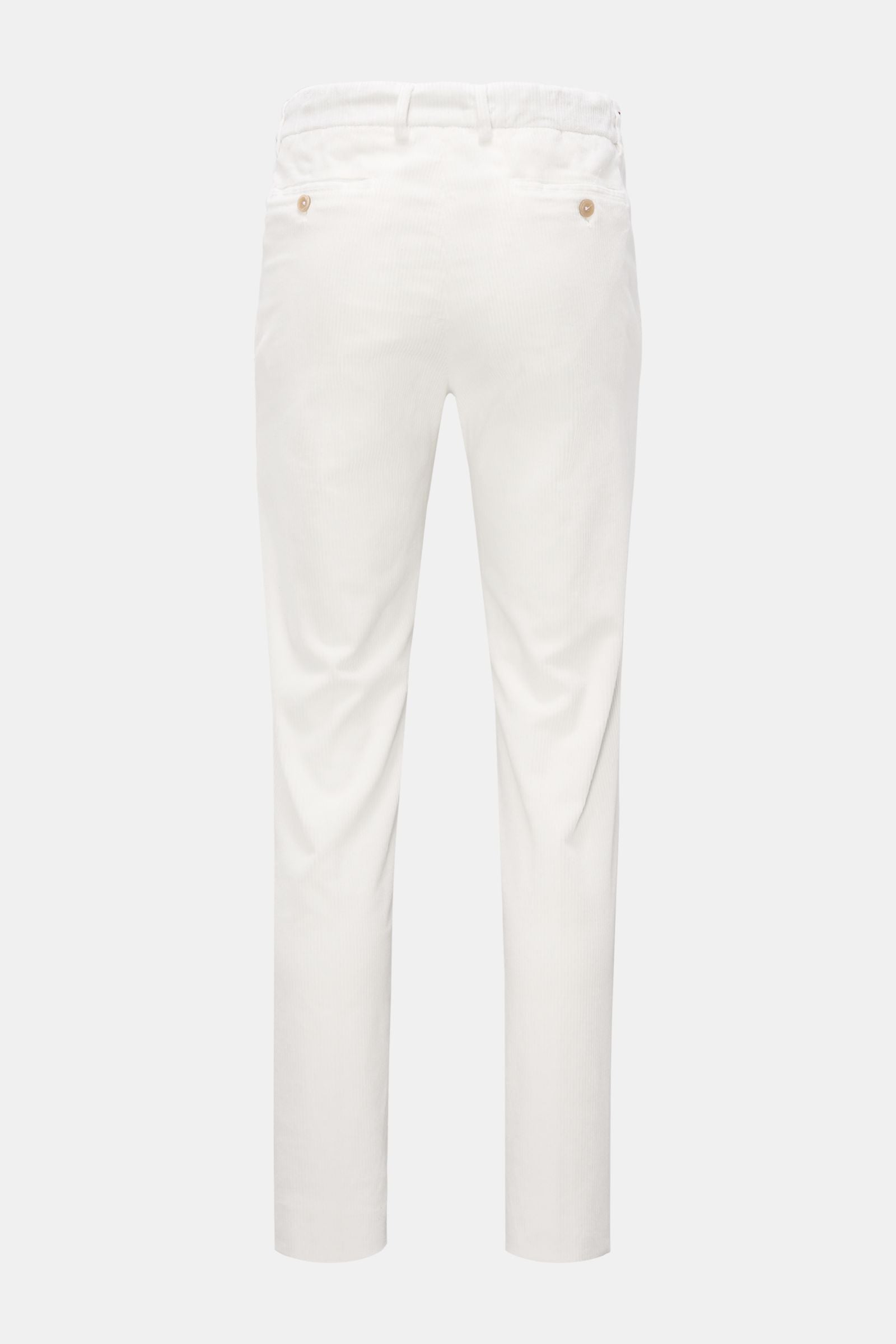Marco Pescarolo Corduroy jogger pants 'Manu' - White